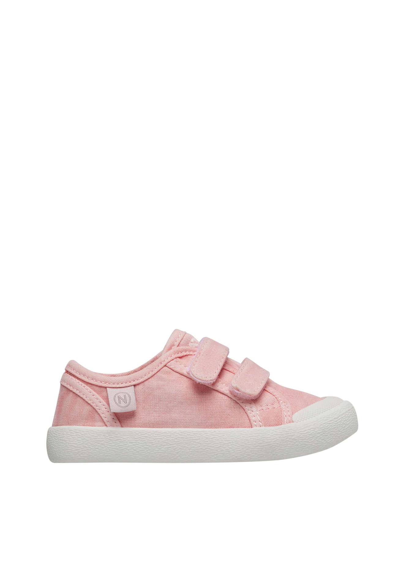 Baskets En Tissu Avec Fermeture Scratch Summer Vl. Rose-