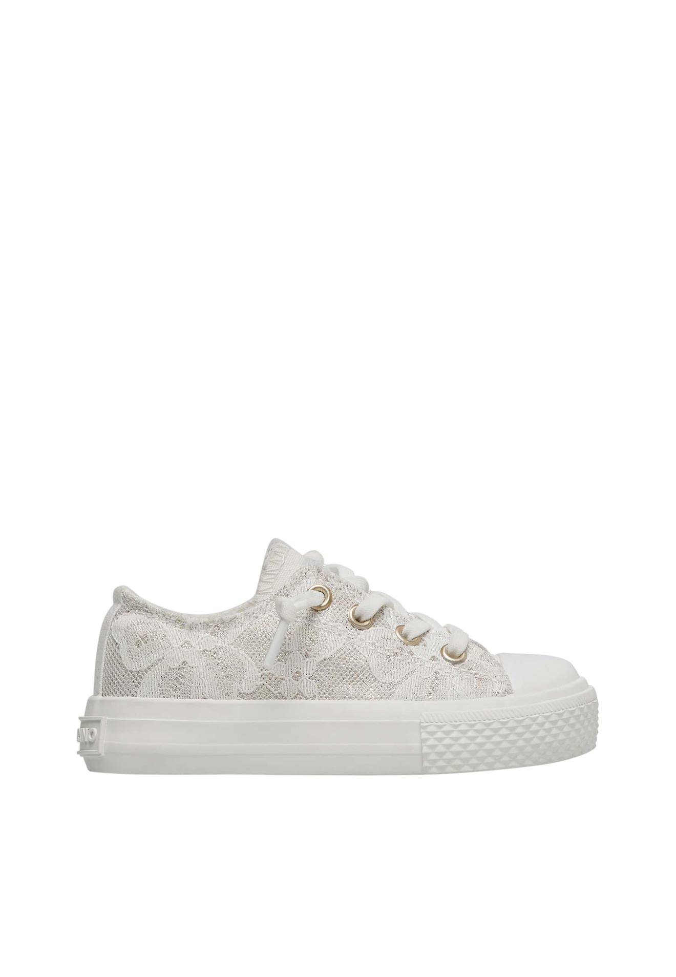Baskets En Tissu Ayasy. Blanc-