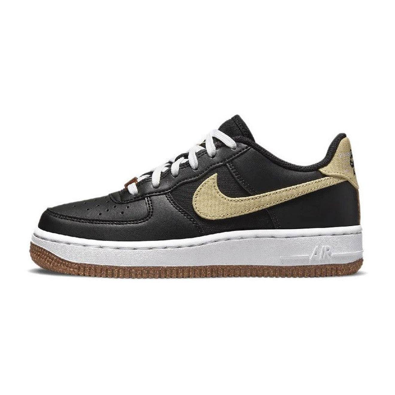 Baskets Enfant En Cuir Noir