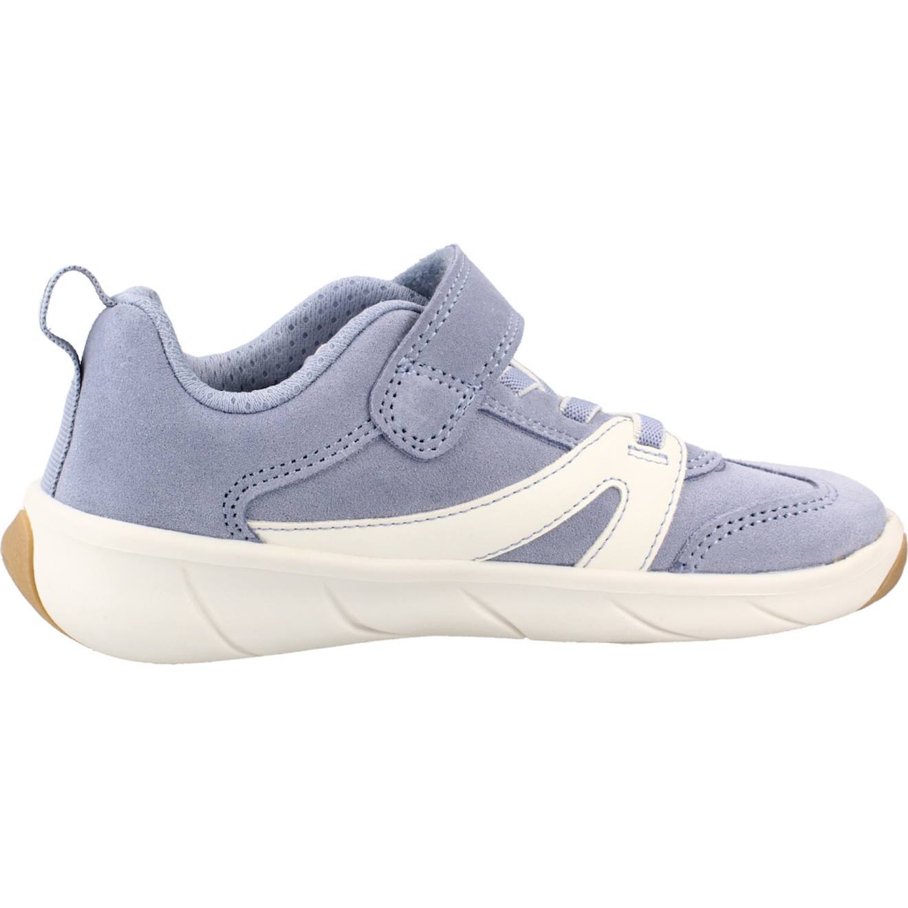 Baskets Enfant Fille En Cuir Bleu C4y1z