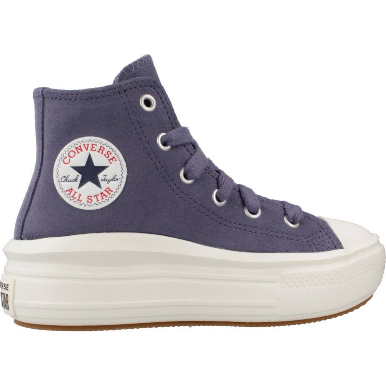 Baskets Enfant Fille En Cuir Violet Lavndr