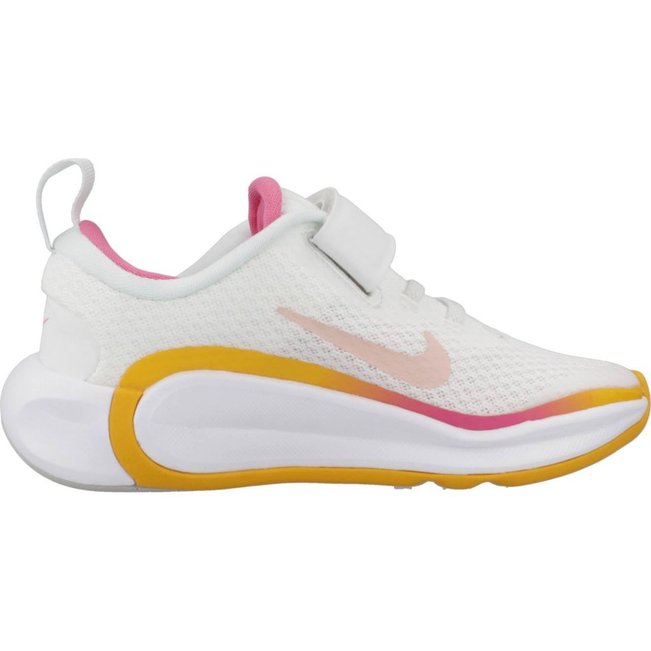 Baskets Enfant Fille En Textile Blanc