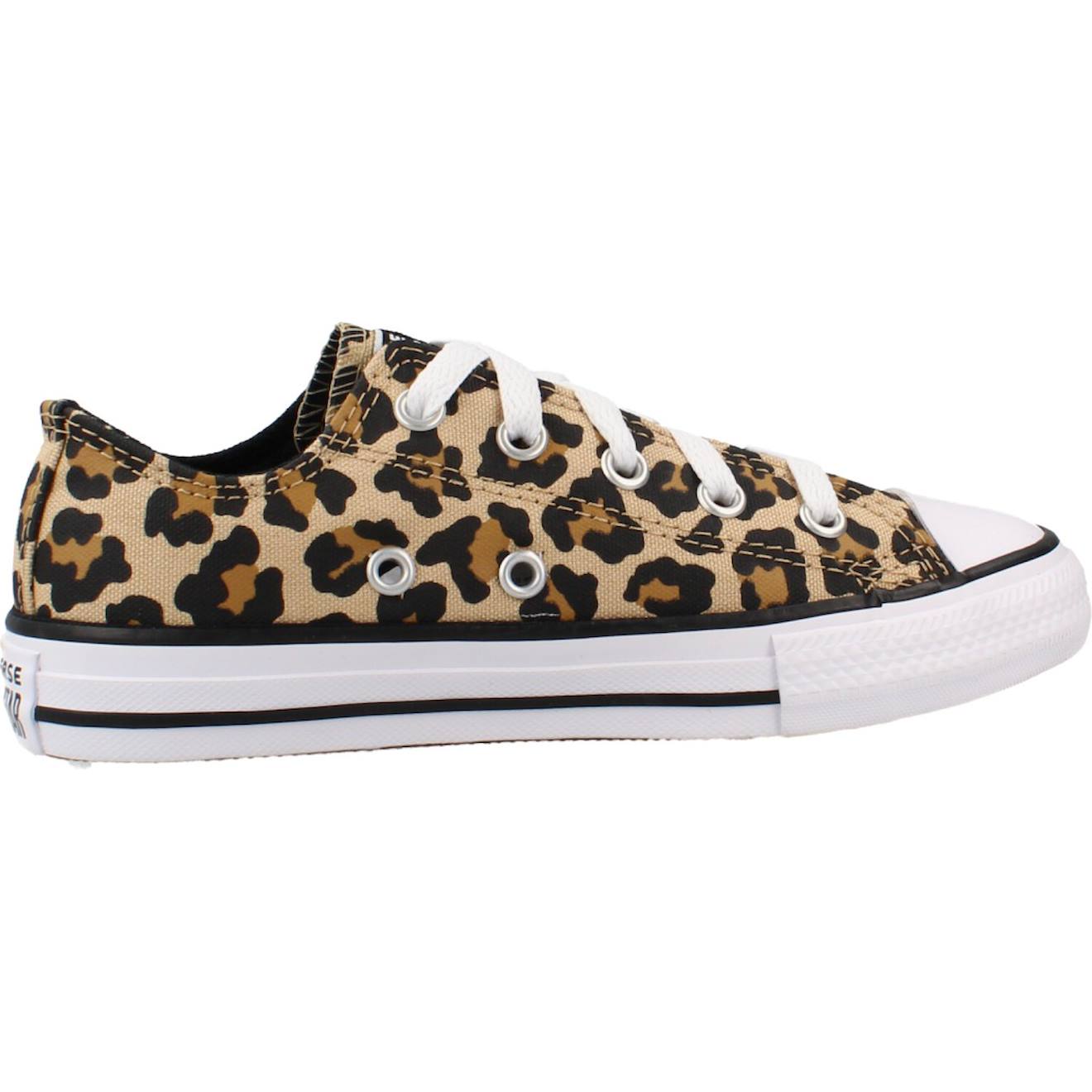 Baskets Enfant Fille En Textile Imprimé Animalier Hnyblk