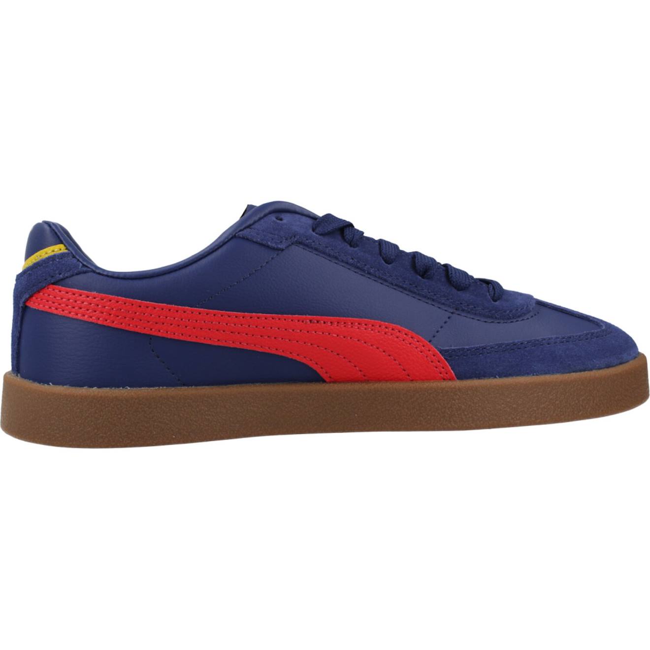 Baskets Enfant Garçon En Cuir Bleu Navy