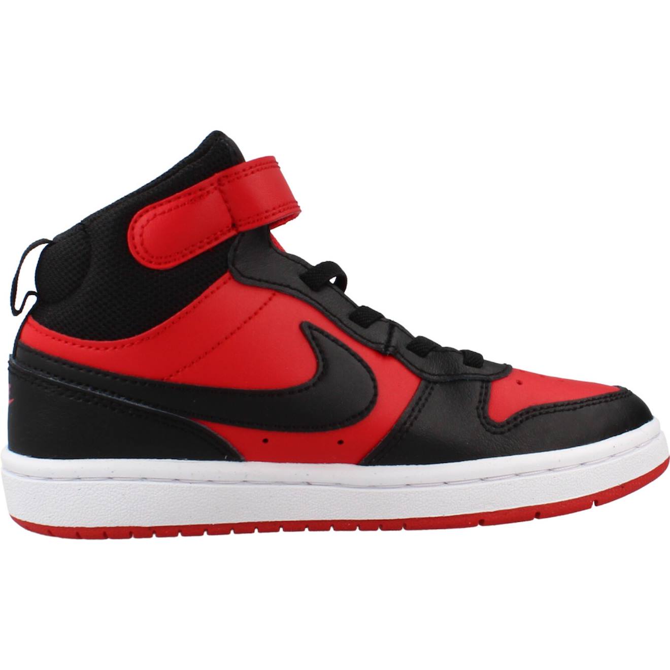 Baskets Enfant Garçon En Cuir Rouge 602