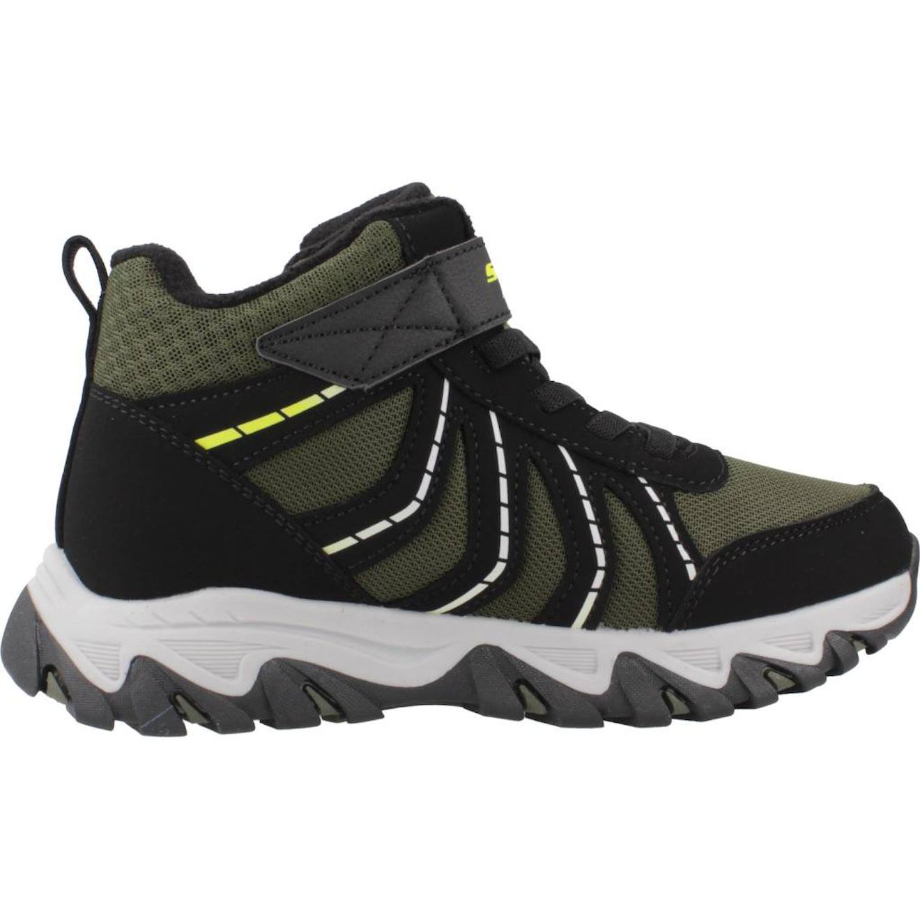 Baskets Enfant Garçon Légère Souple Vert Bkgr