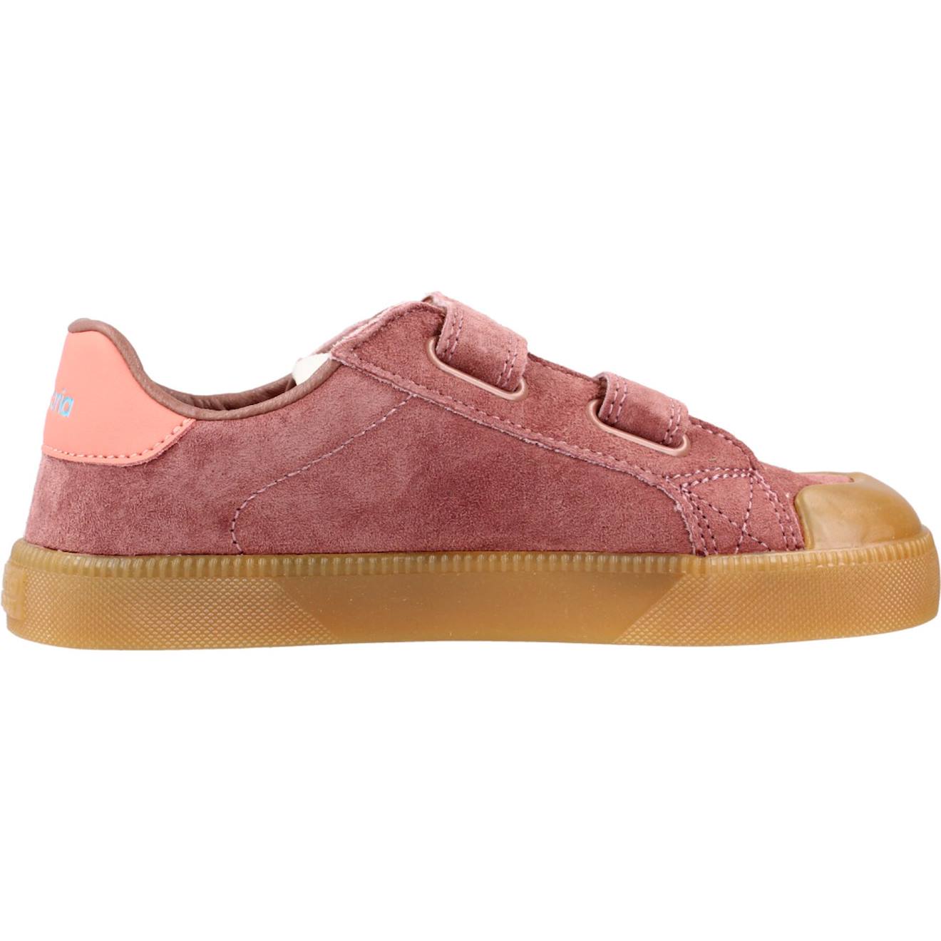 Baskets Fille À Scratch Rose Malva