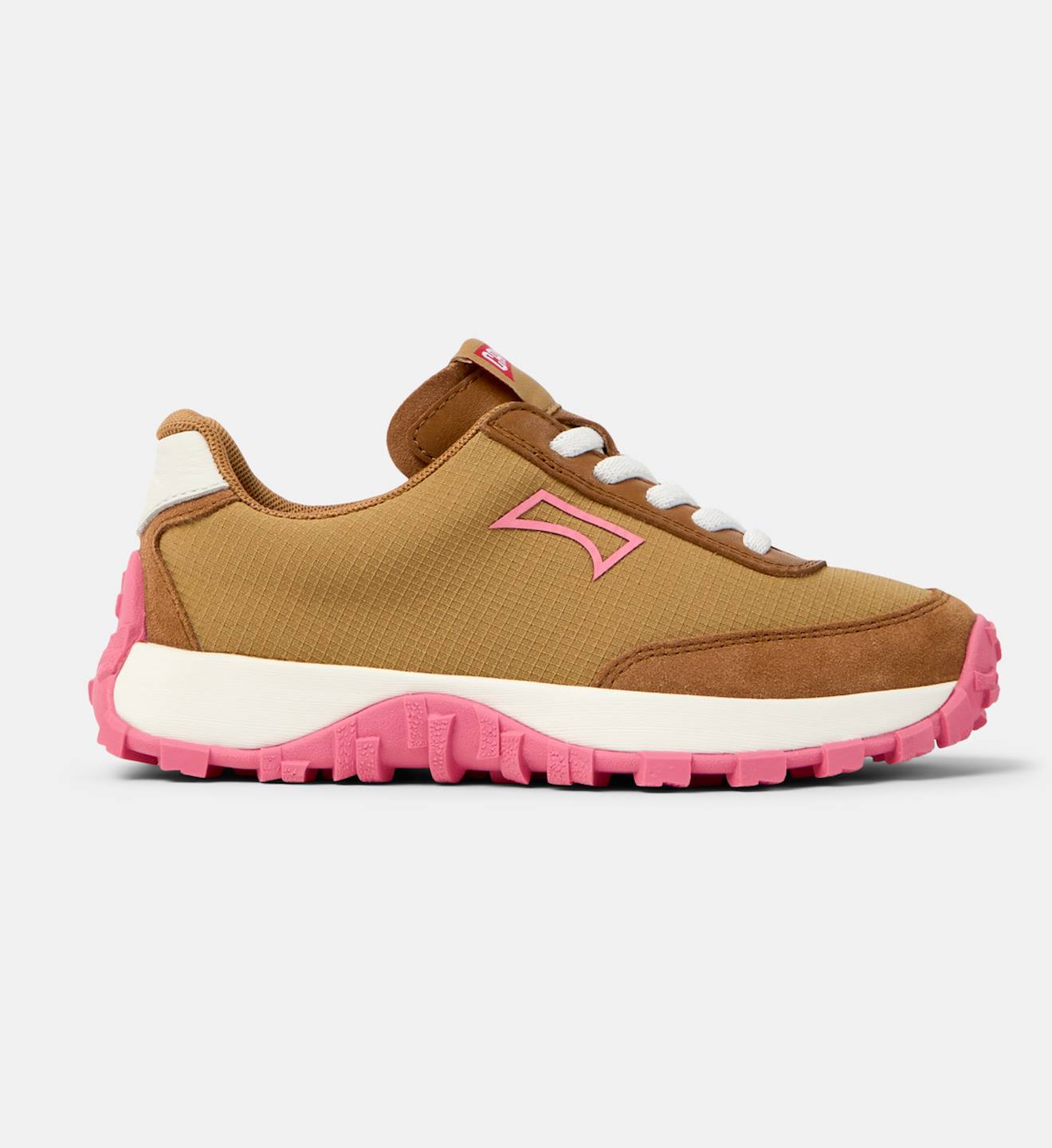 Baskets Fille Cuir Drift Trail Kids Marron Moyen