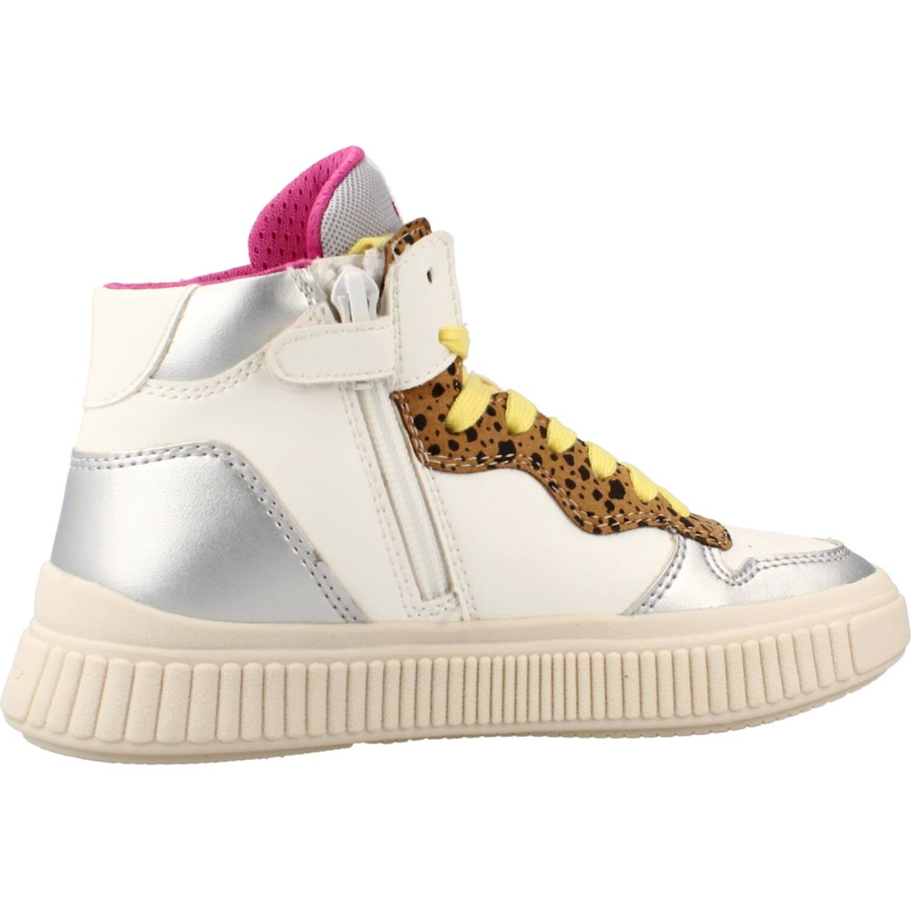 Baskets Fille Zippées J Laquinny Blanc