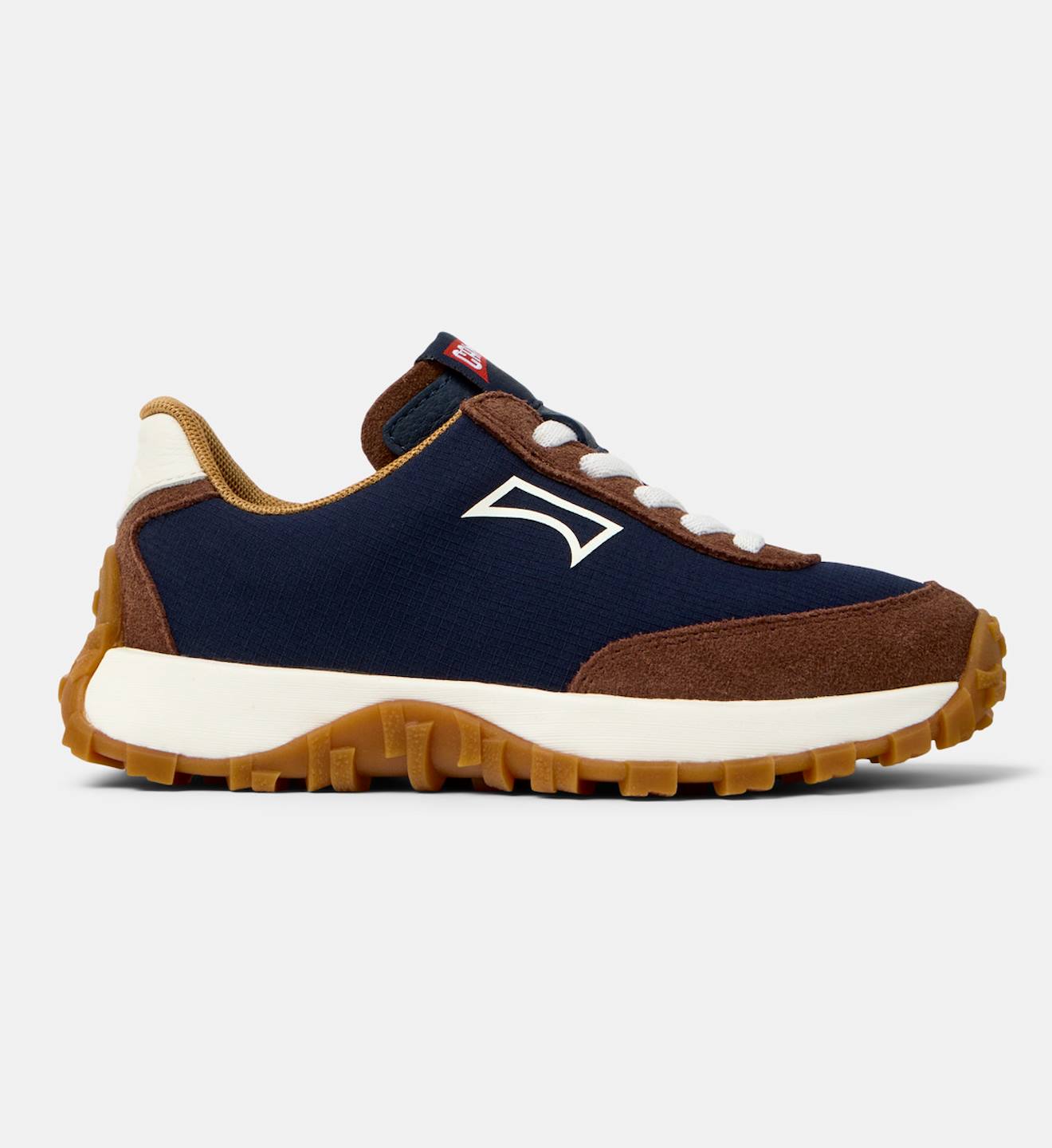 Baskets Garçon Cuir Drift Trail Kids Bleu Foncé