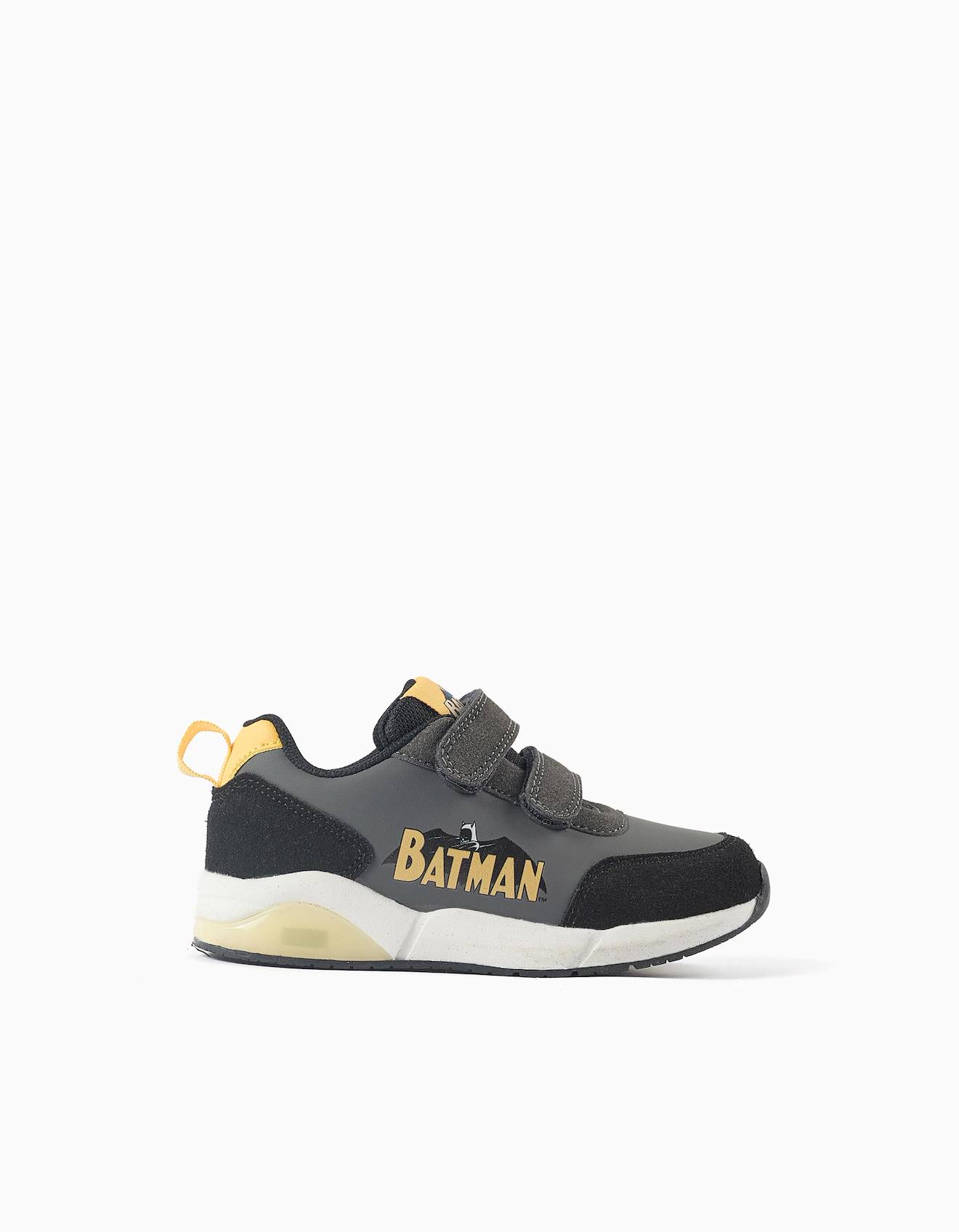 Baskets Lumineuses Avec Imprimé Batman Noir