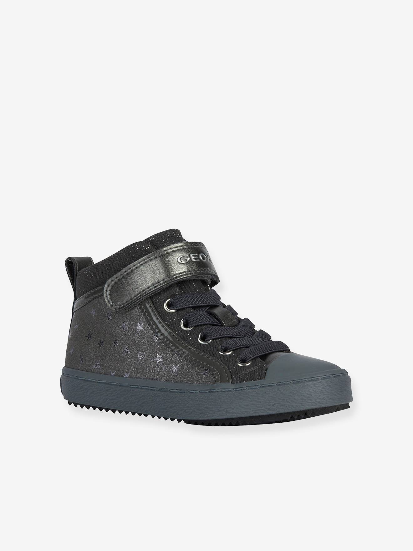 Baskets Montantes J Kalispera Fille Gris Fonce Uni