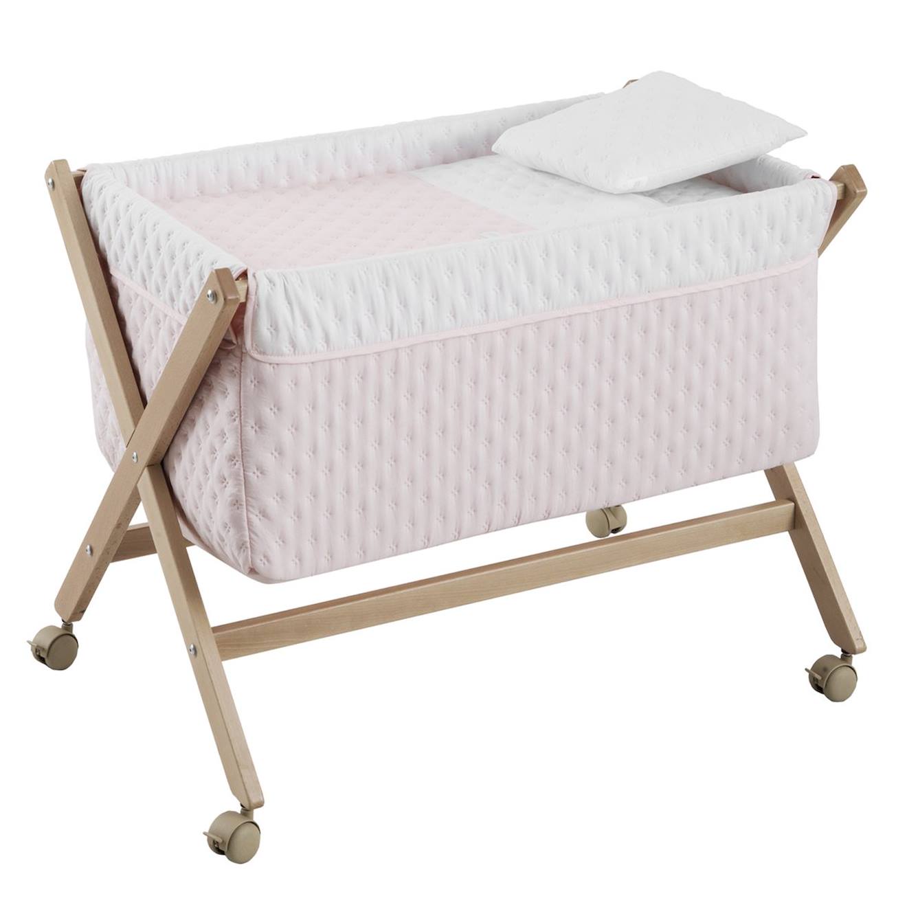 Berceau En Bois Pink/natural