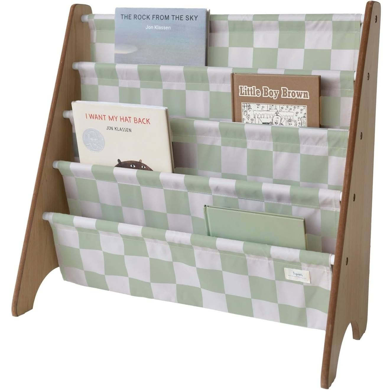 Bibliothèque Enfant Damier Vert