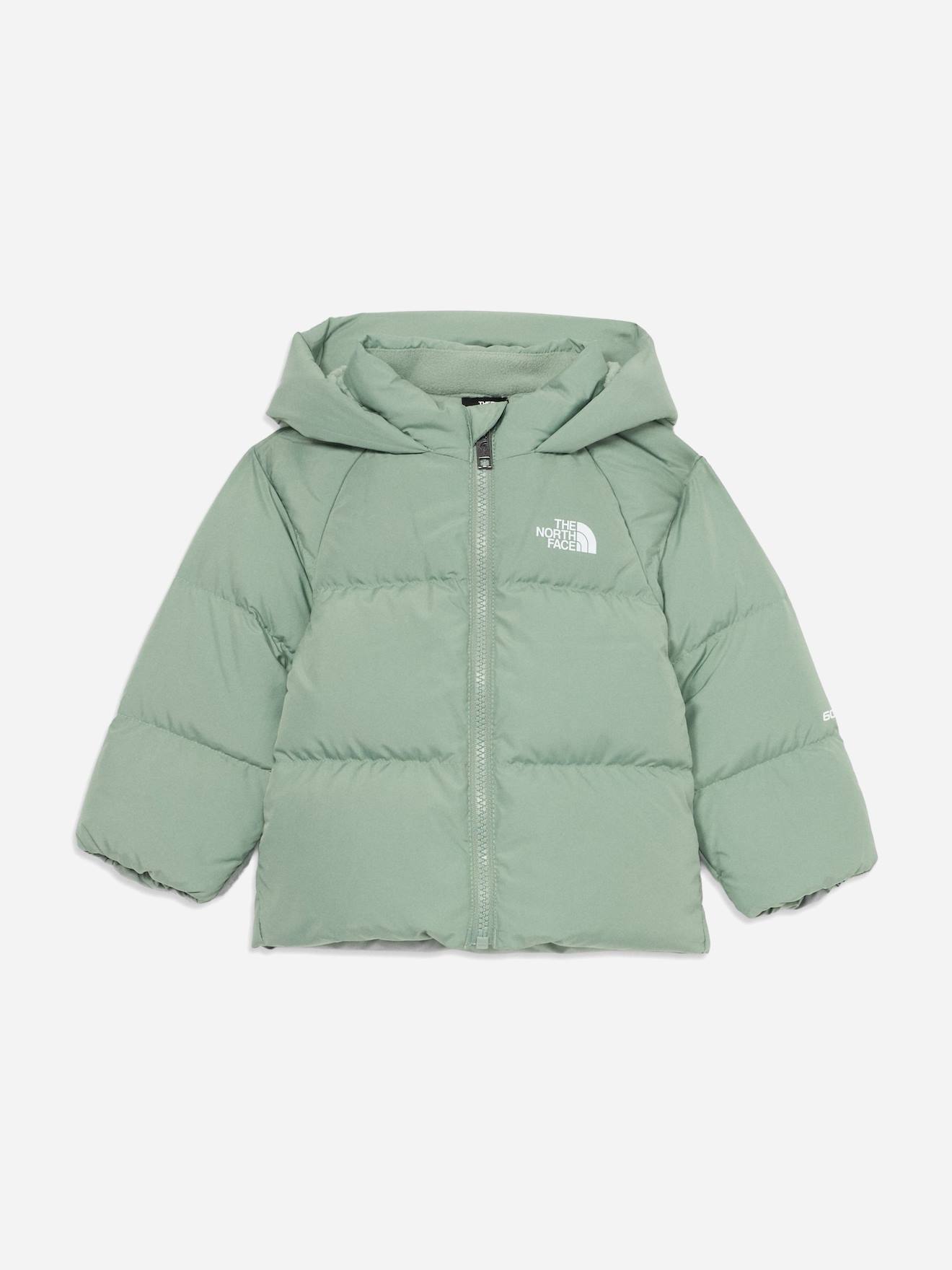 Blouson Fille En Duvet Et Polaire Vert