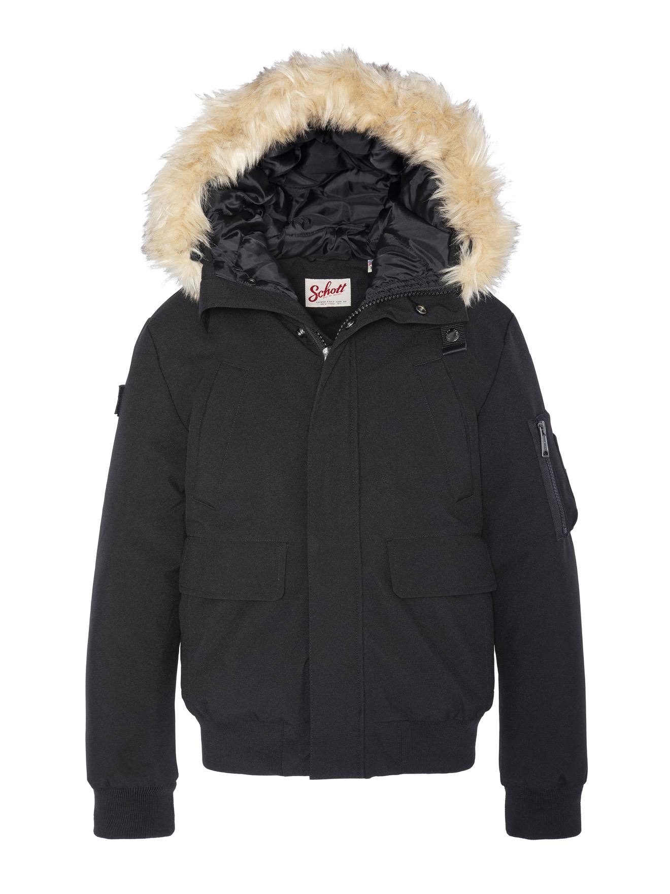 Blouson Snorkel À Capuche Noir