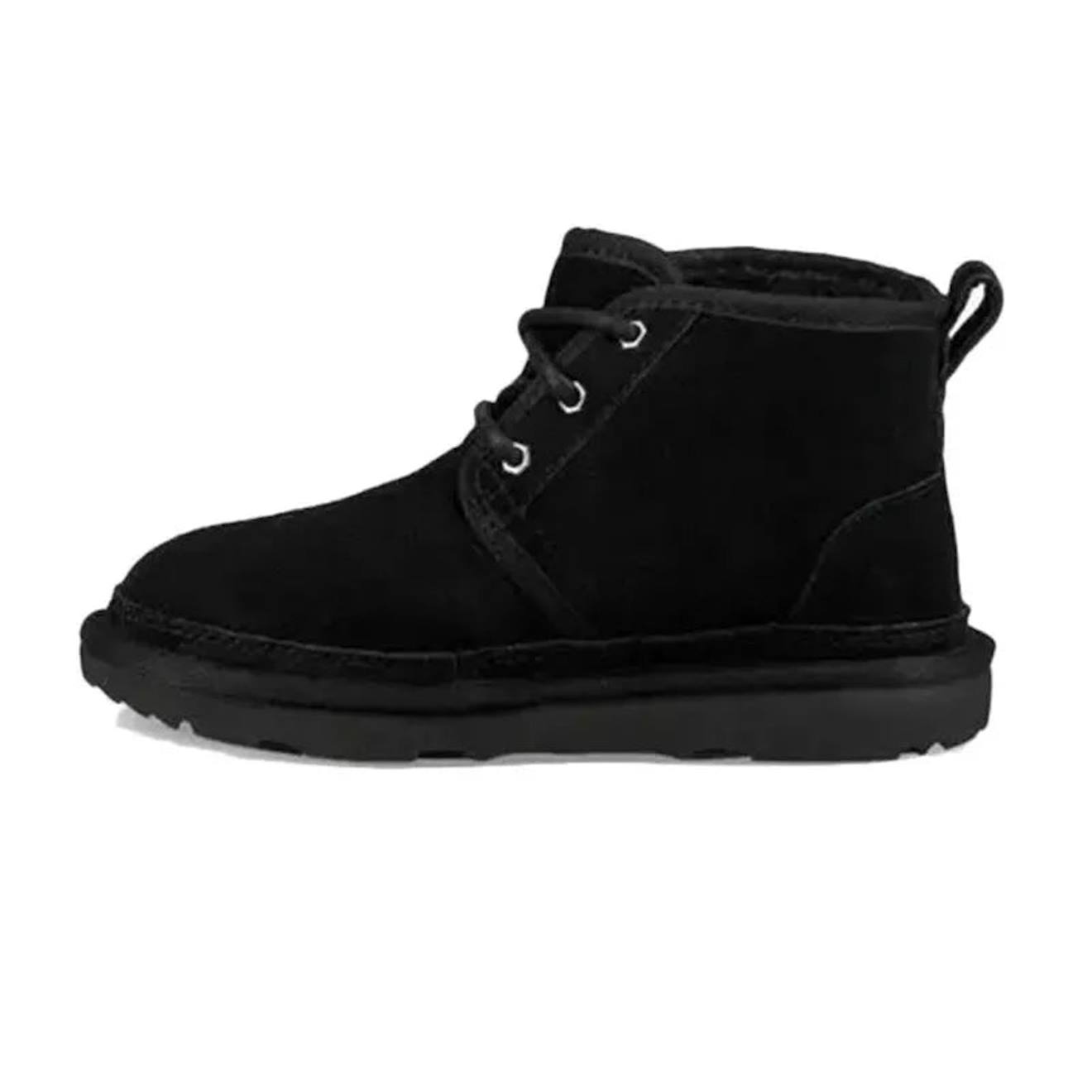 Boots Enfant En Daim Noir