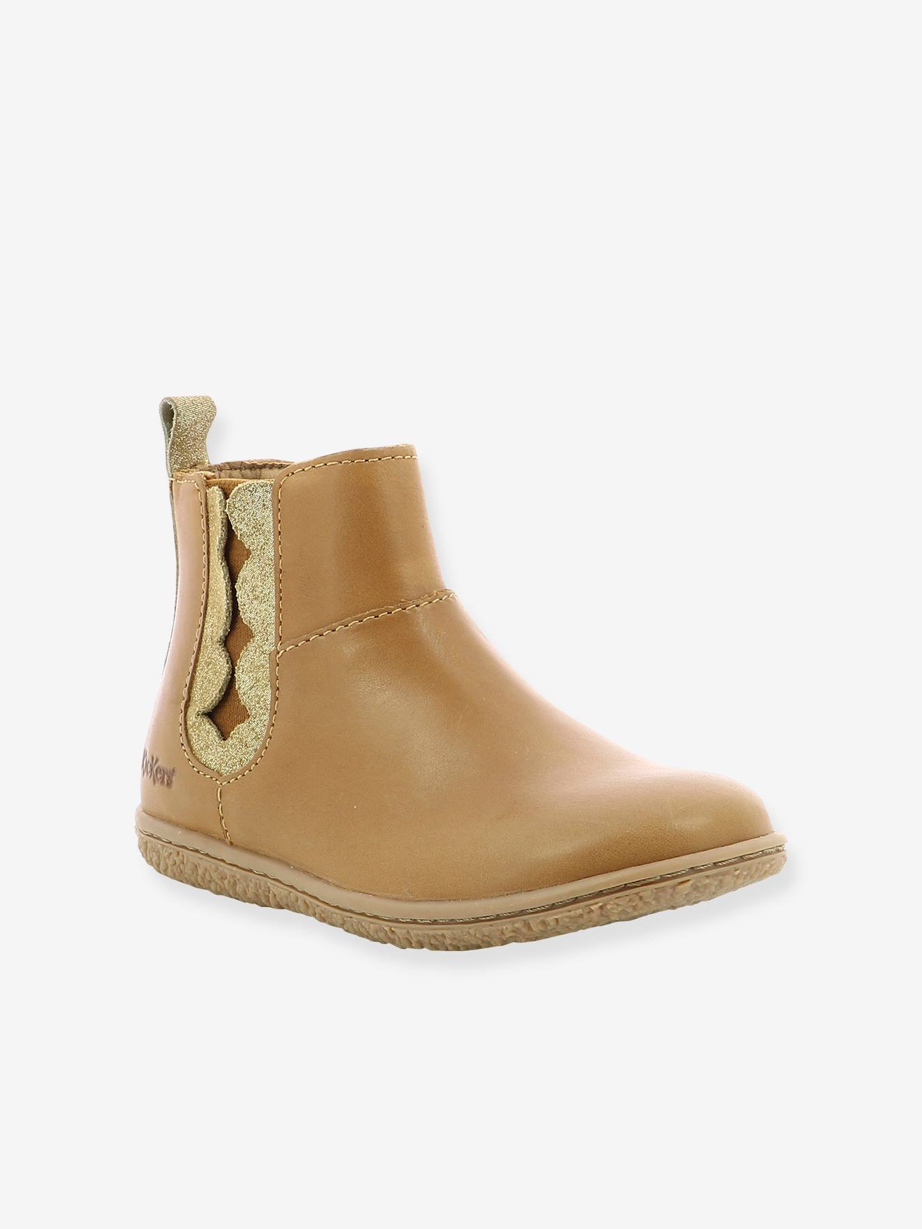 Boots fille Vetudi camel or