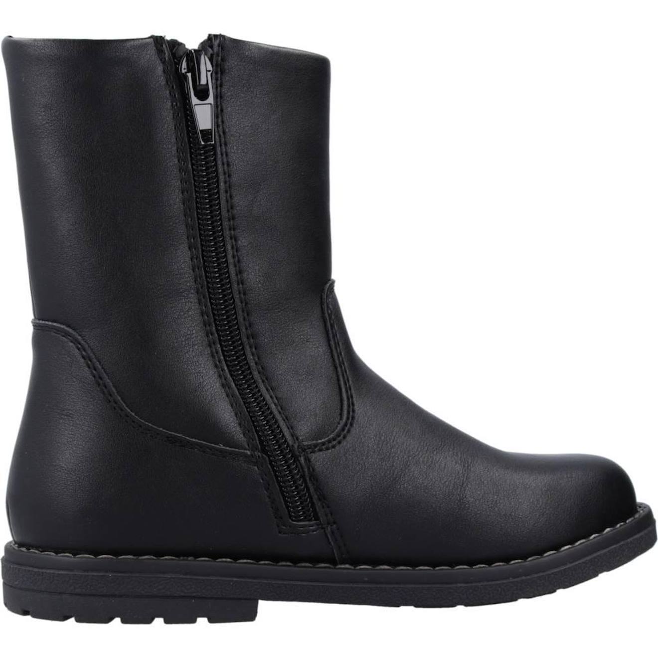 Botte Bébé Synthétique Carmelina Noir
