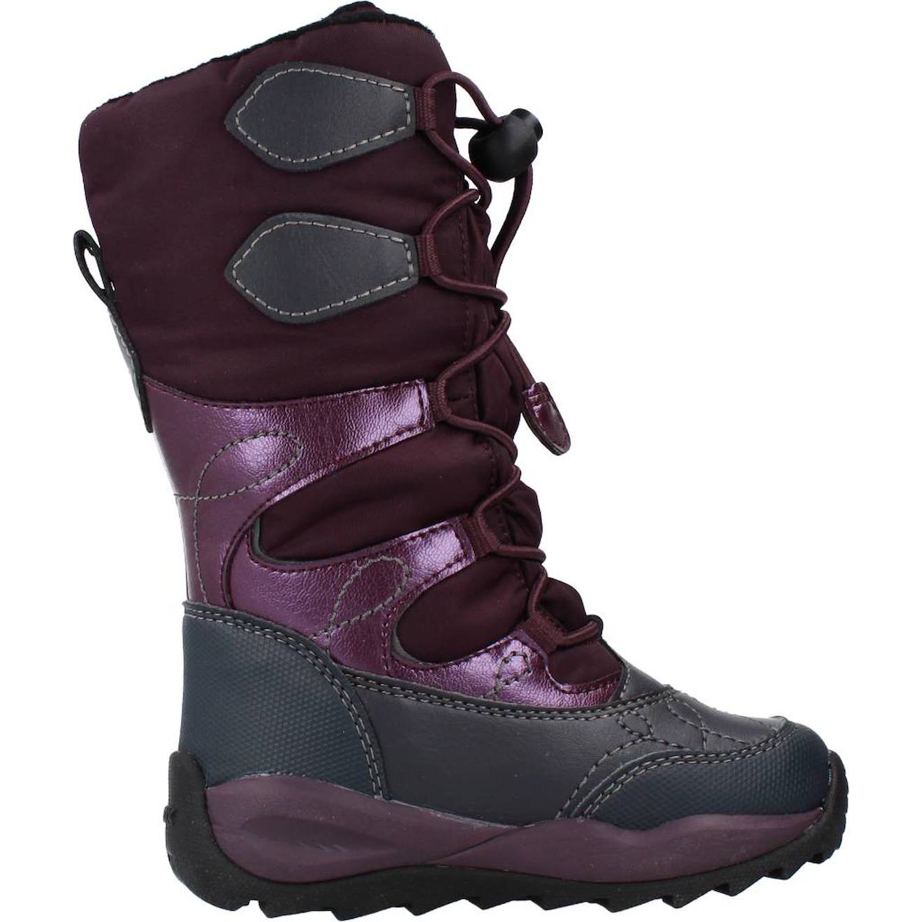 Botte Fille Synthétique Bébé Orizont Bordeaux