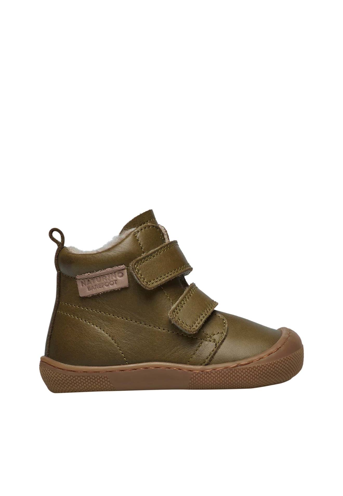 Bottes Barefoot En Cuir Wigghi Vl Kaki-beige