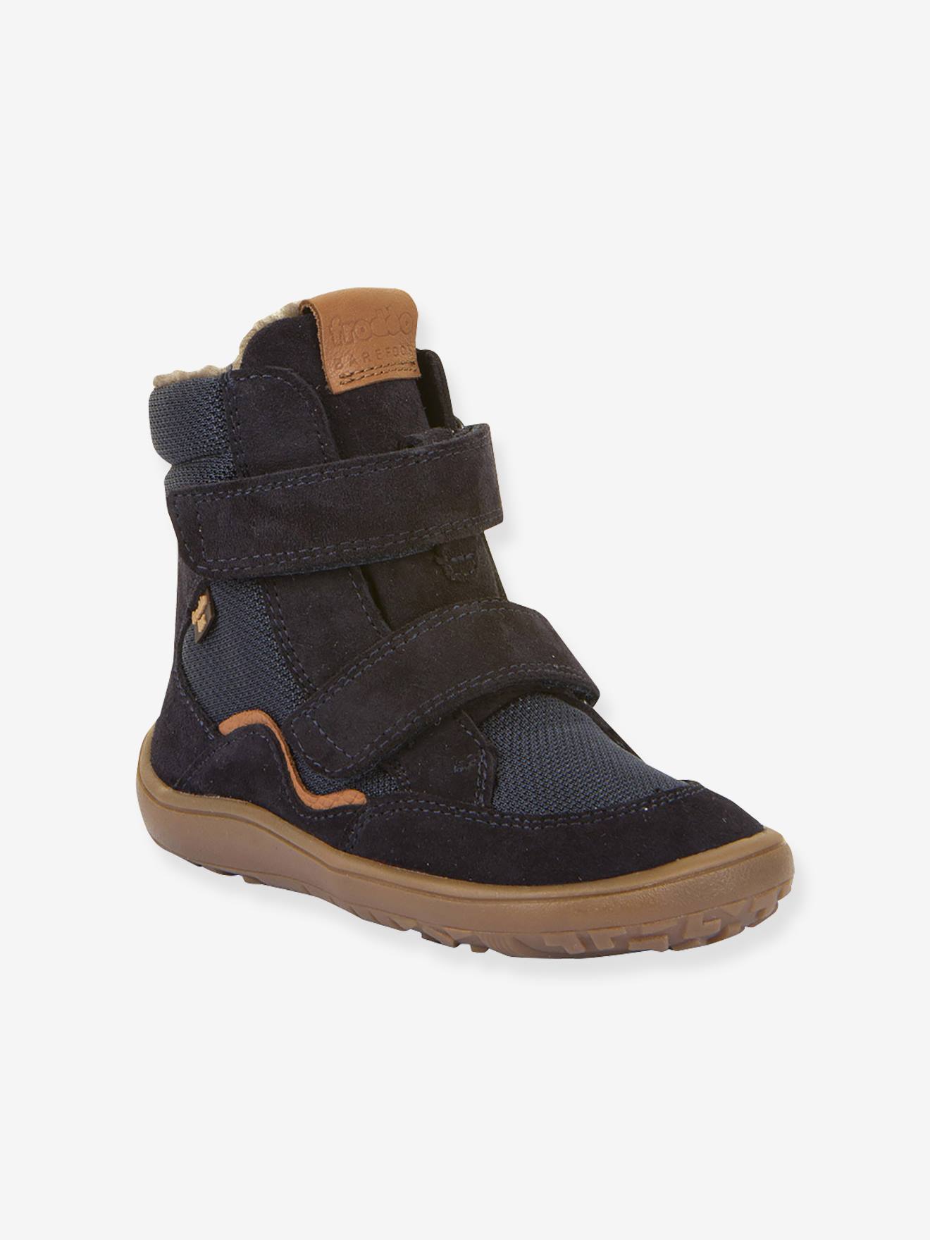 Bottes d'hiver pieds nus enfants BAREFOOT TEX WINTER Froddo bleu nuit