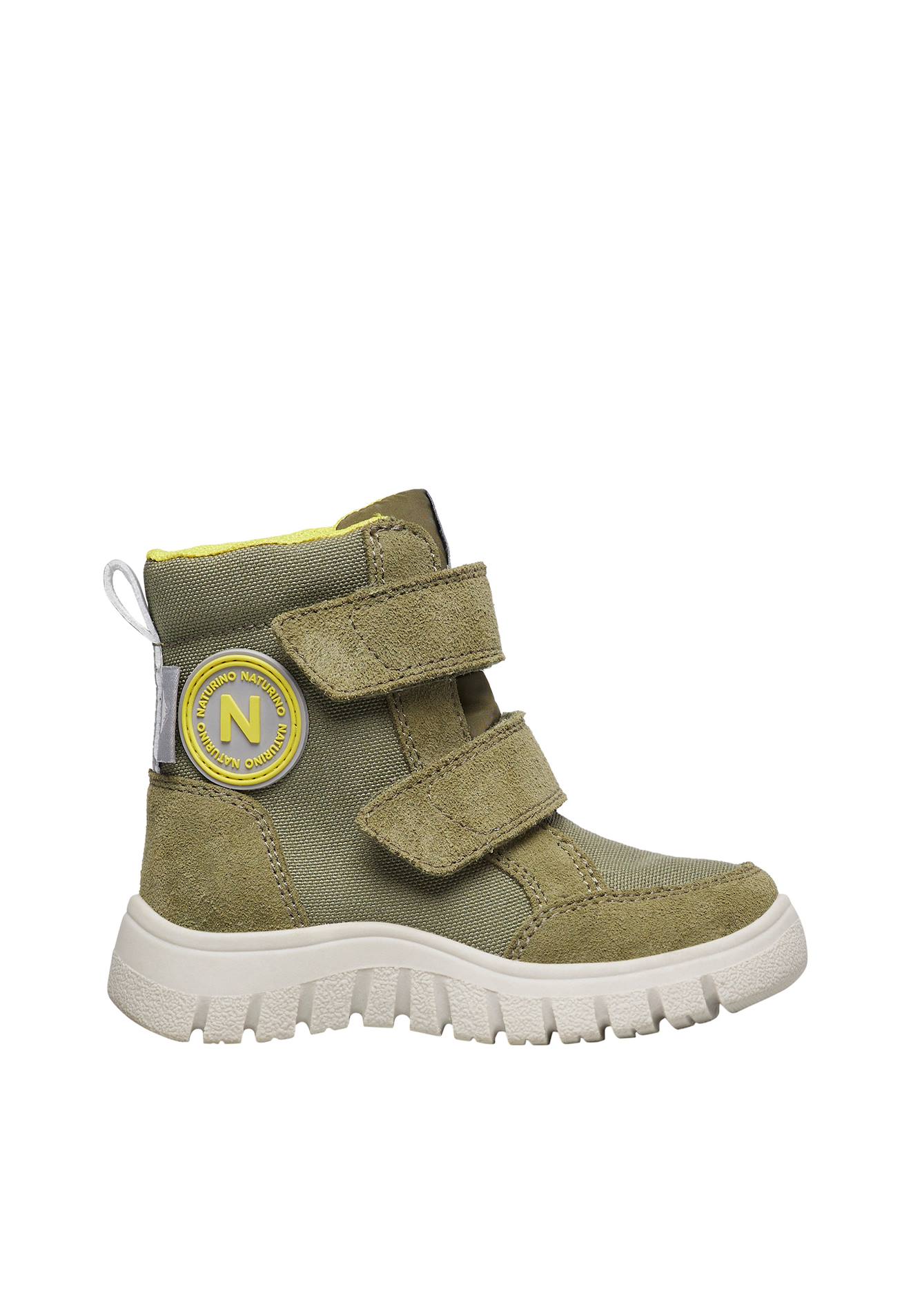 Bottes En Suède Et Tissu Technique Geminae 3 Vl Wp. Kaki