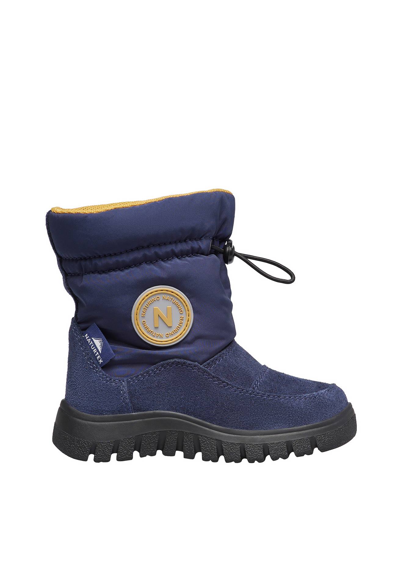 Bottes En Suède Et Tissu Technique Varna 2 Wp. Bleu-jaune-