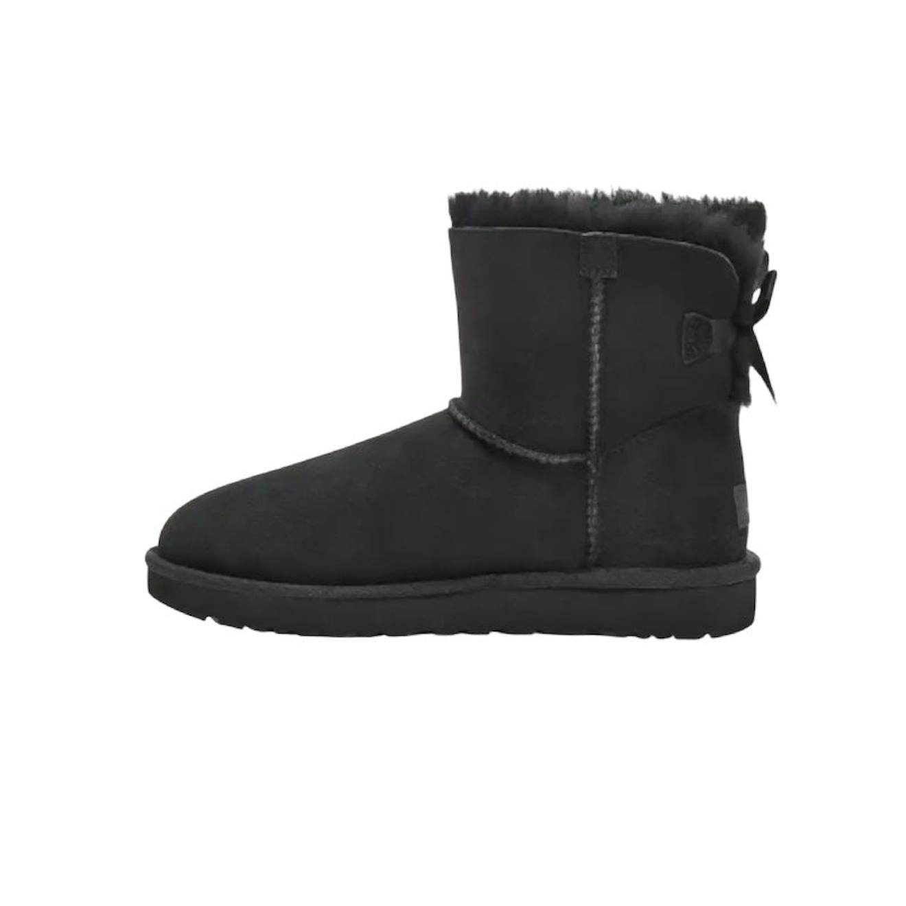 Bottes Enfant En Cuir Noir Foncé