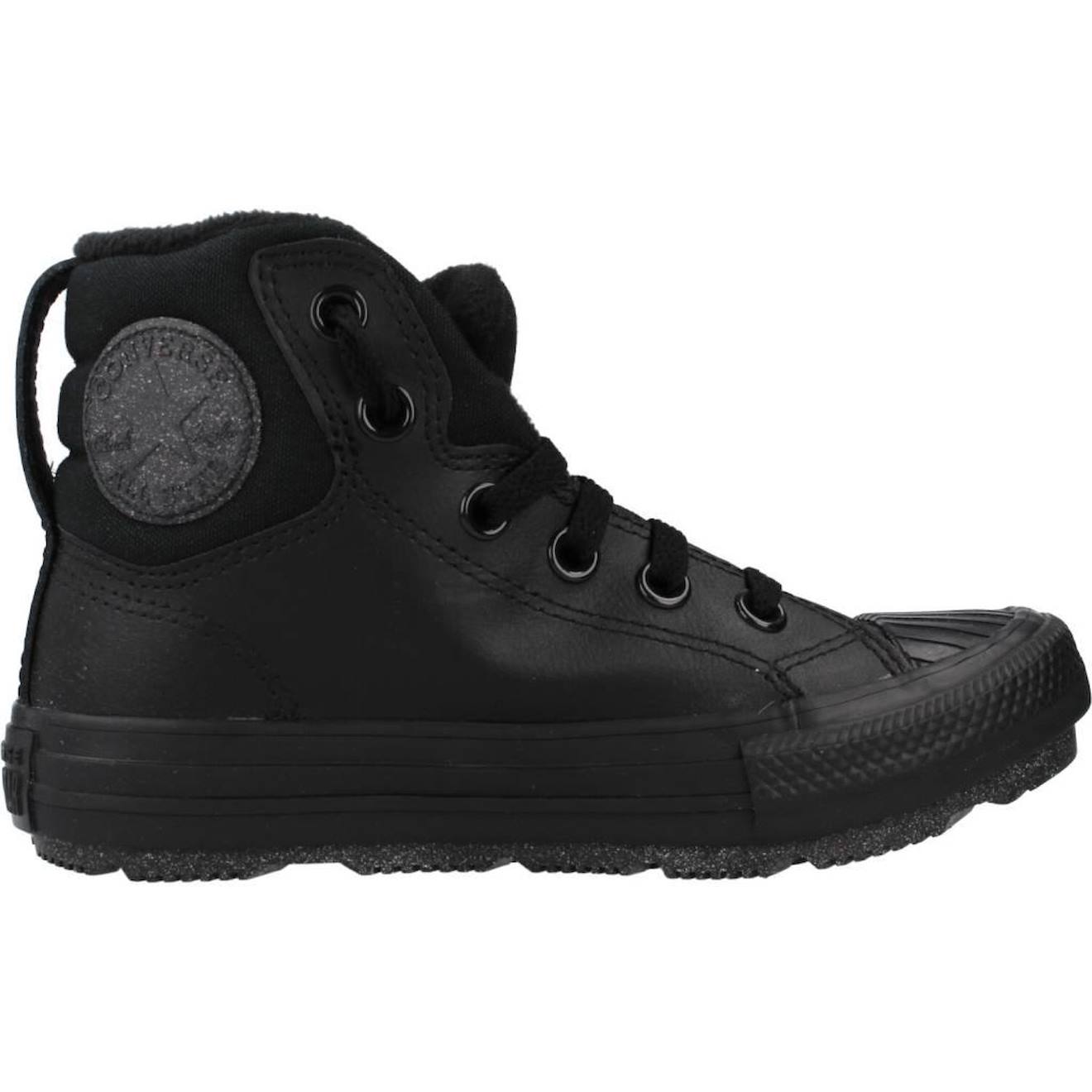 Bottes Enfant Garçon En Cuir Noir