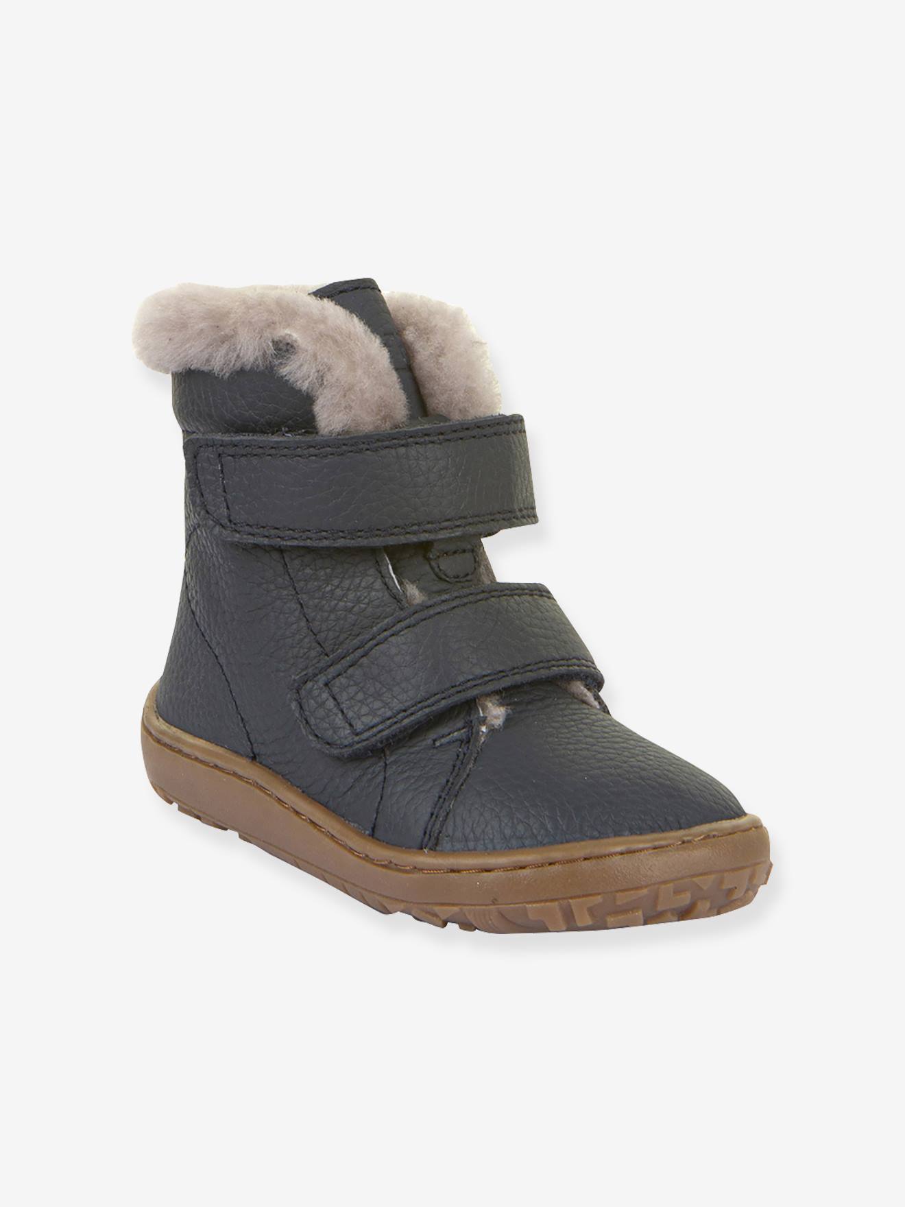 Bottes pieds nus enfants BAREFOOT FURRY Froddo bleu nuit