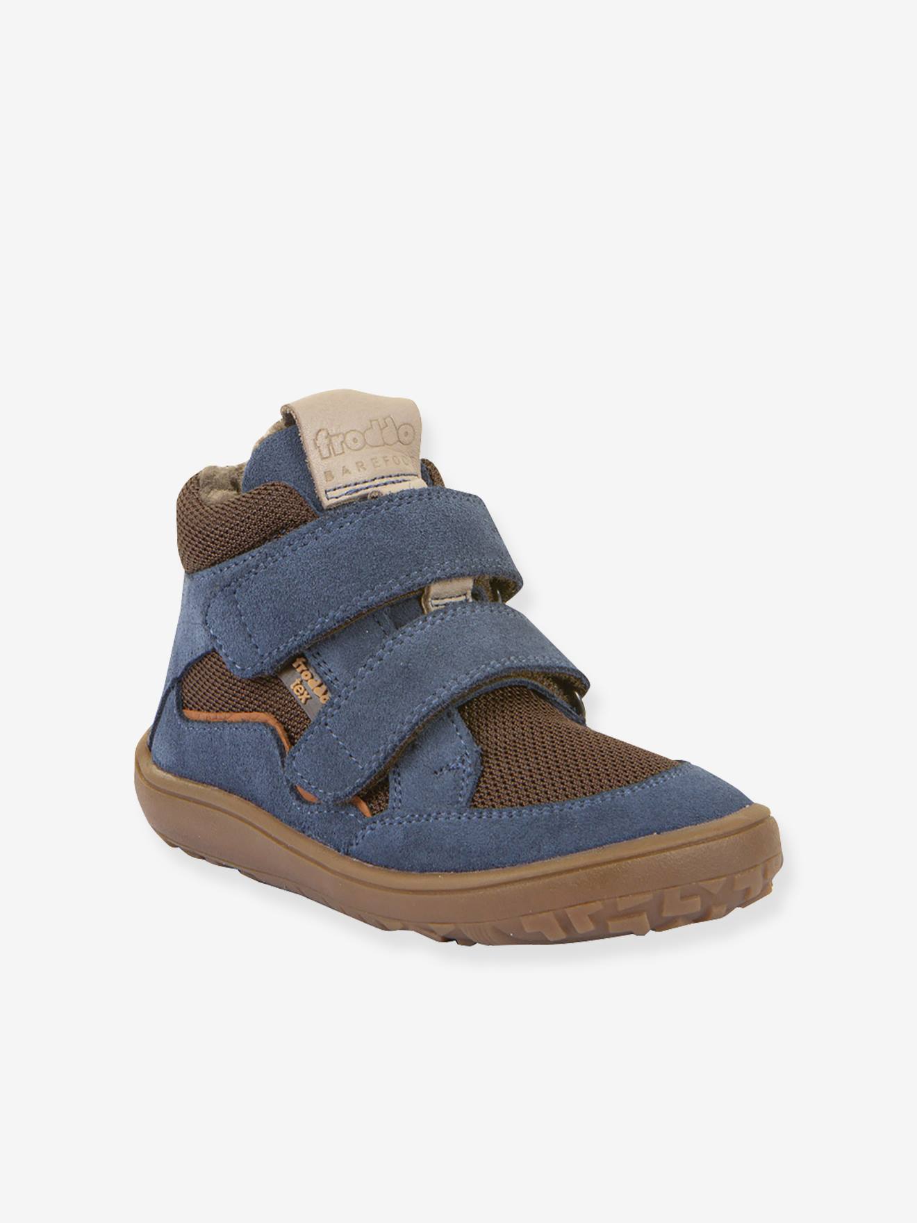 Bottes pieds nus enfants BAREFOOT TEX WOOL Froddo bleu
