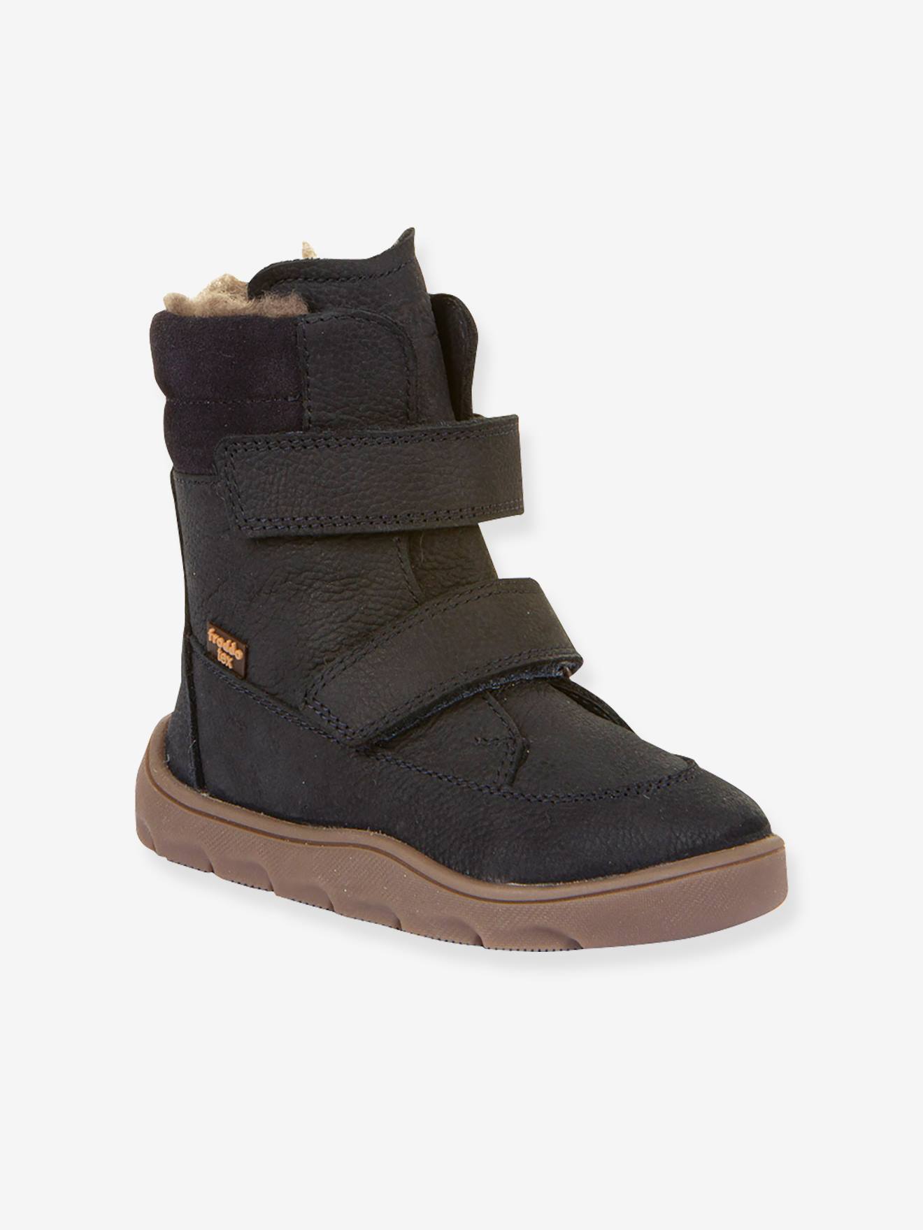 Bottes pieds nus pour enfants ZERU TEX WINTER BAREFOOT Froddo bleu foncé