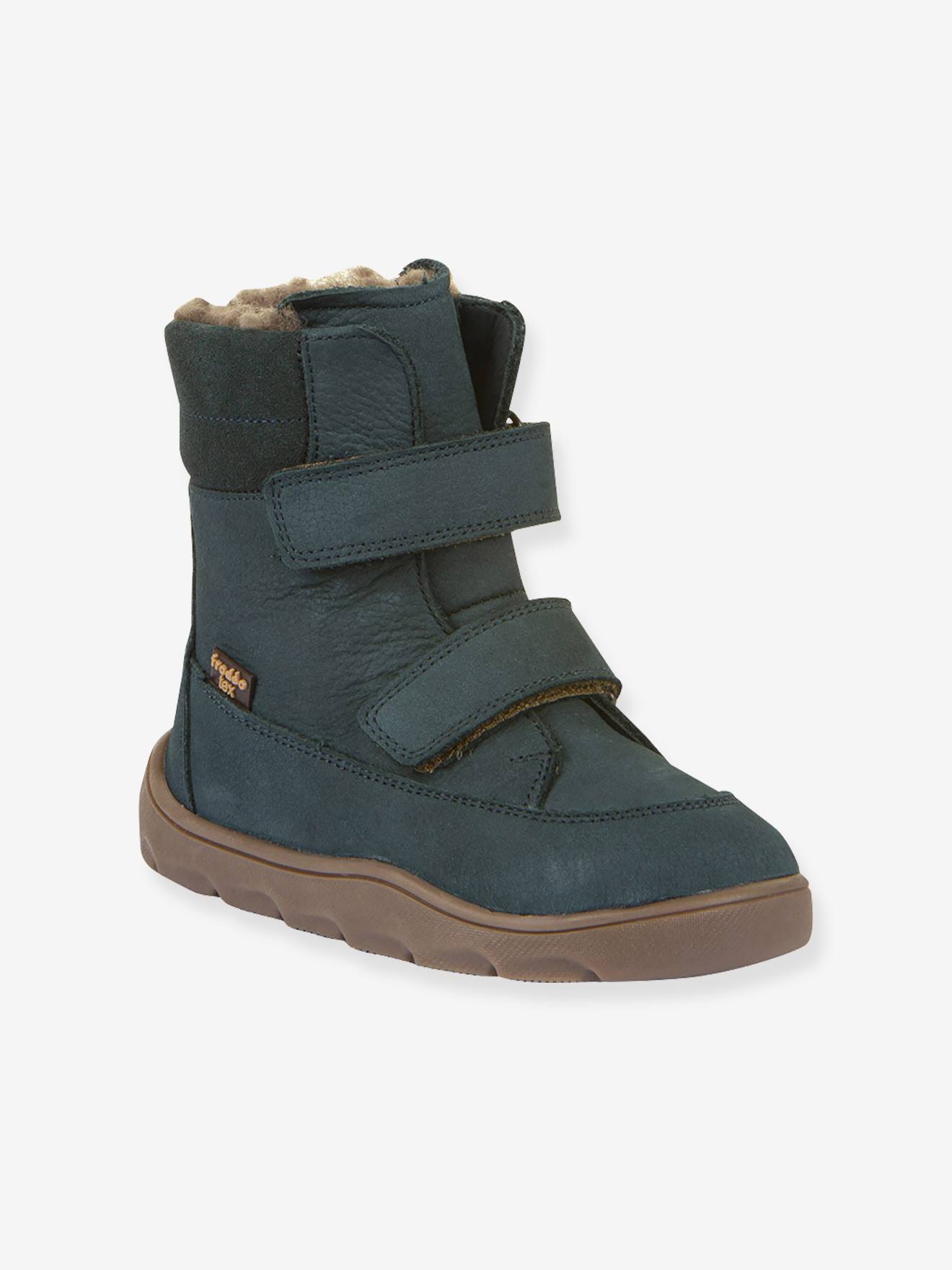Bottes pieds nus pour enfants ZERU TEX WINTER BAREFOOT Froddo bleu pétrole