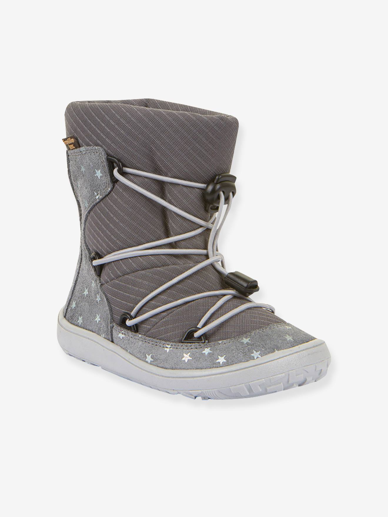 Bottes pieds nus pour filles BAREFOOT TEX TRACK WOOL Froddo gris