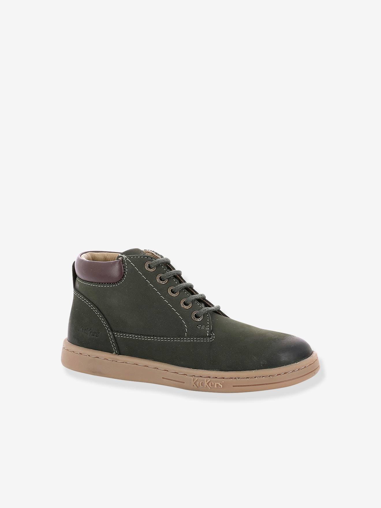 Bottillons garçon Tackland kaki