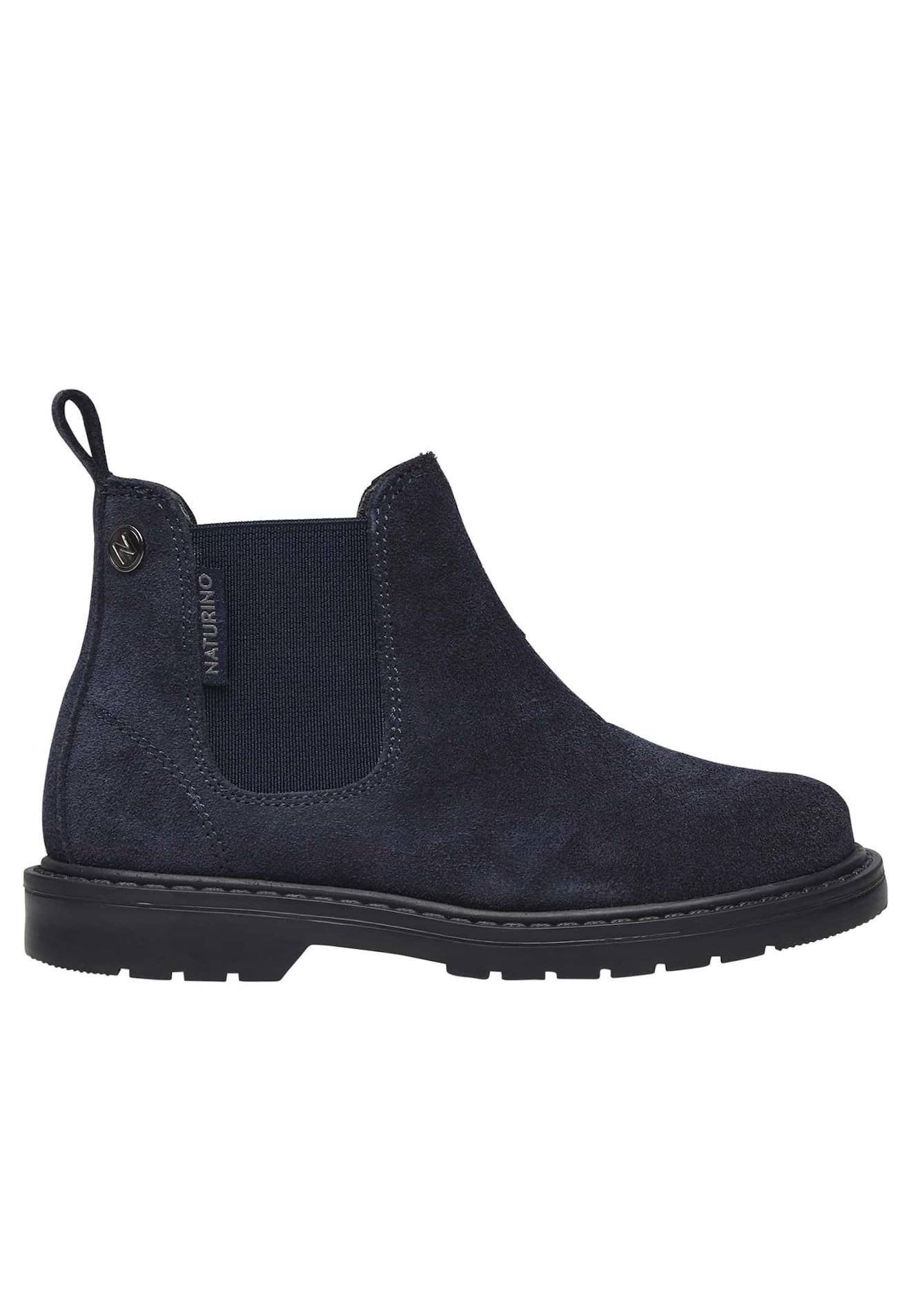 Bottines En Suède Piccadilly Marine-
