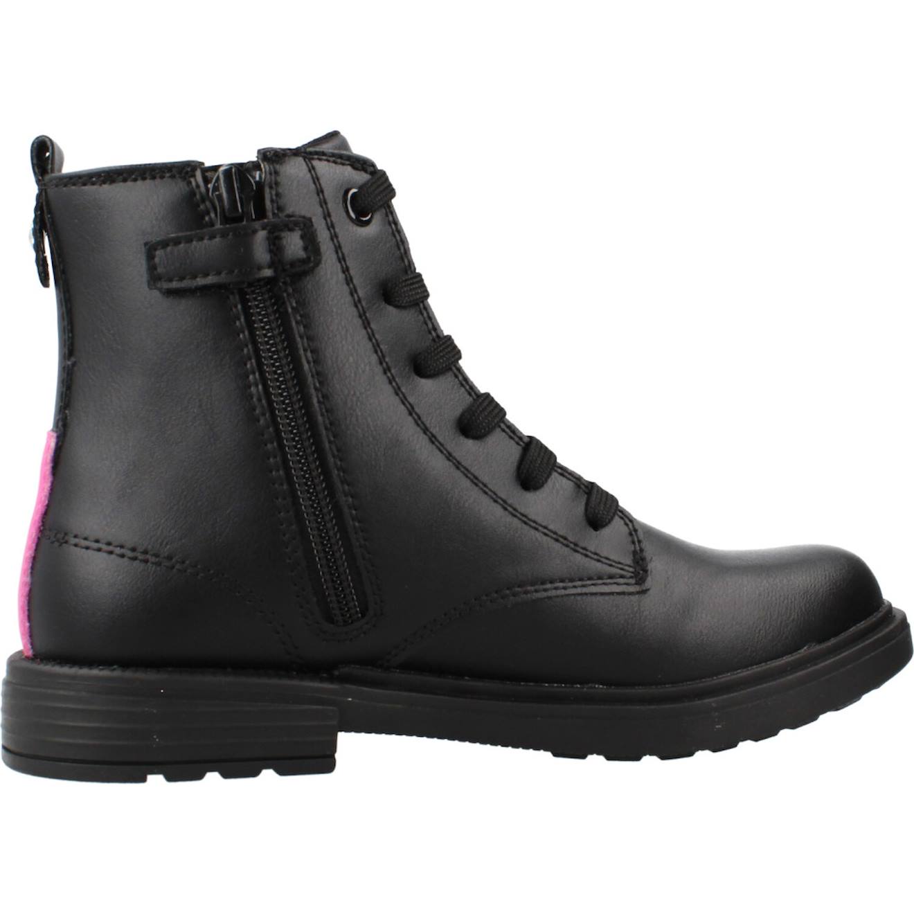 Bottines Fille Zippées J Eclair Noir