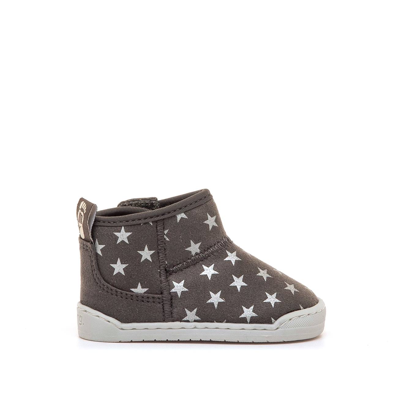 Bottines Filles Synthétique Fermeture Adhésive Barefoot Grey