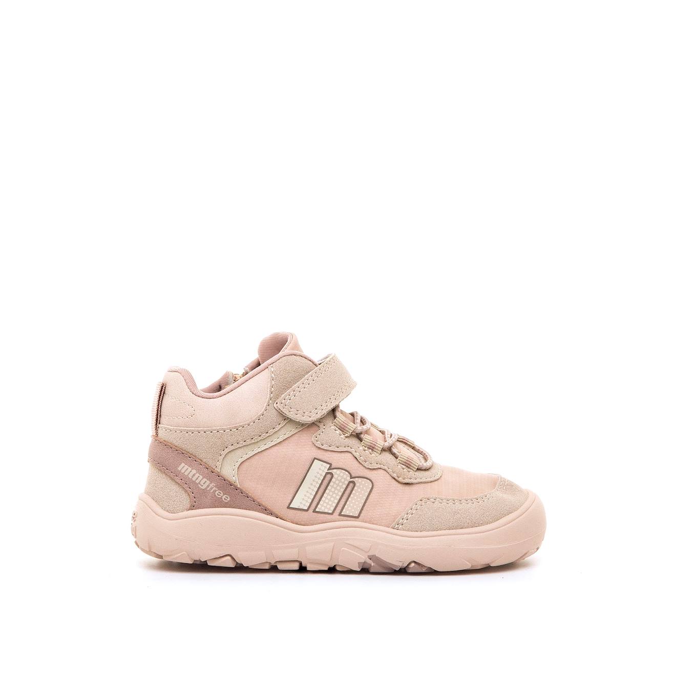 Bottines Filles Synthétique Lacets Barefoot Pink