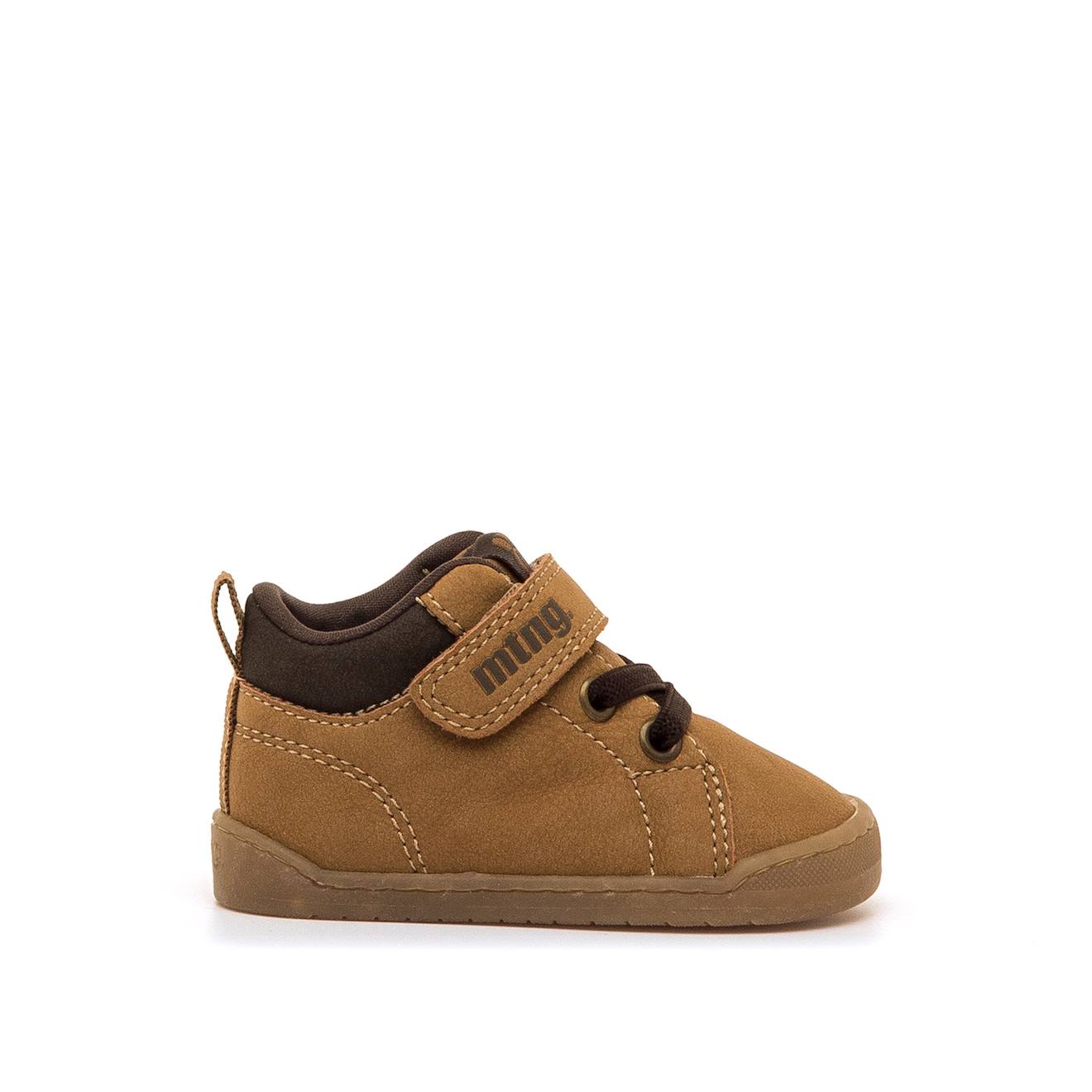 Bottines Garçon Synthétique Fermeture Adhésive Barefoot Brown