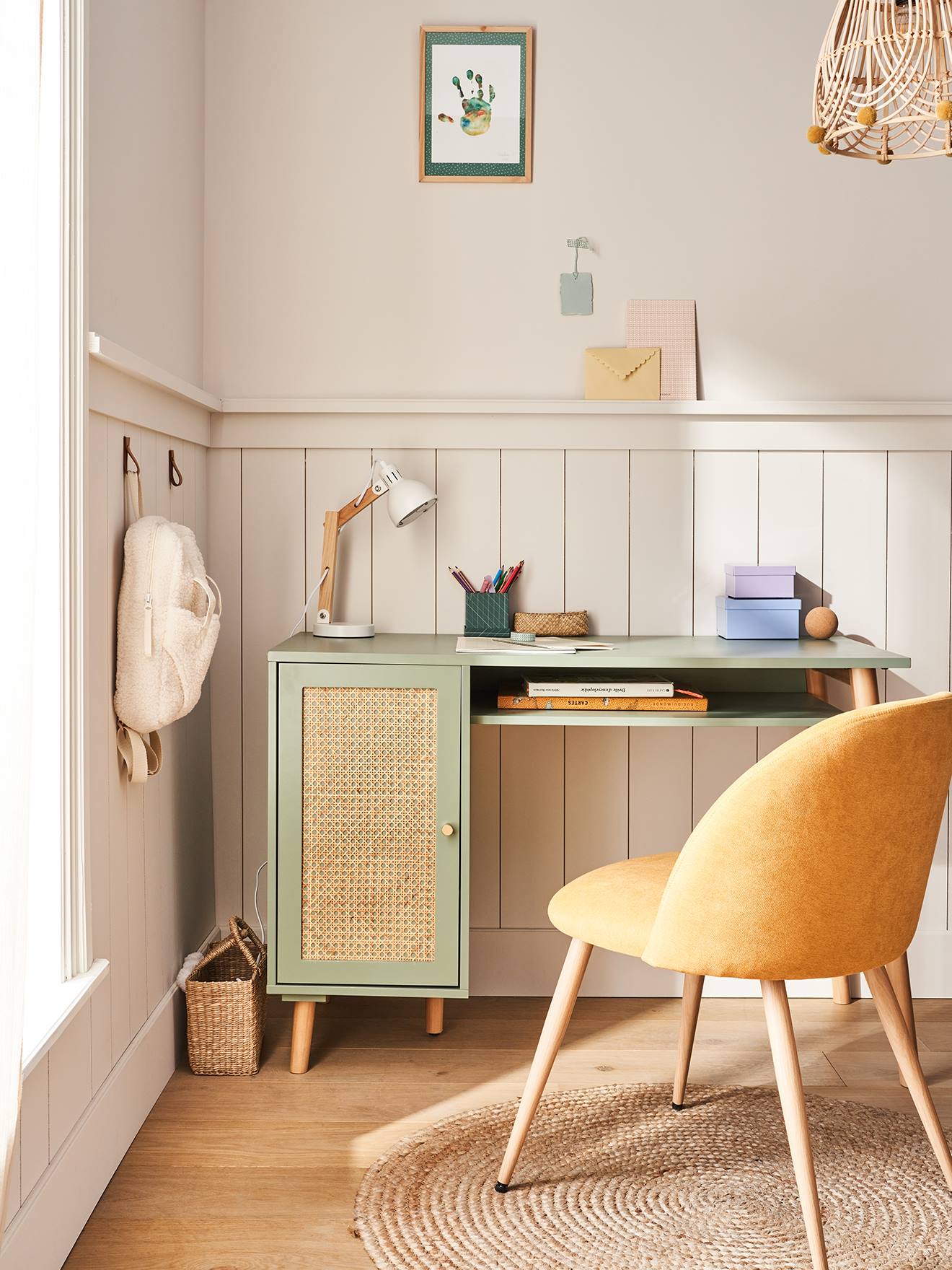 Bureau enfant POÉSIE vert