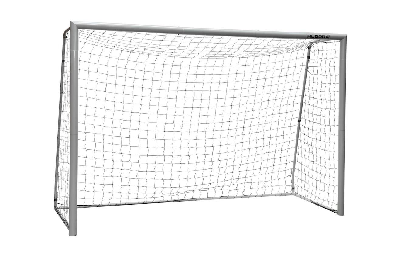 But De Football En Acier 300 Avec Filet Gris