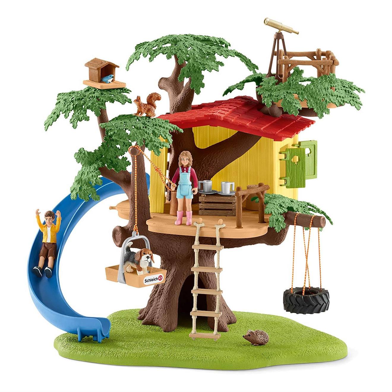 Cabane Aventure Dans Les Arbres Multicolore