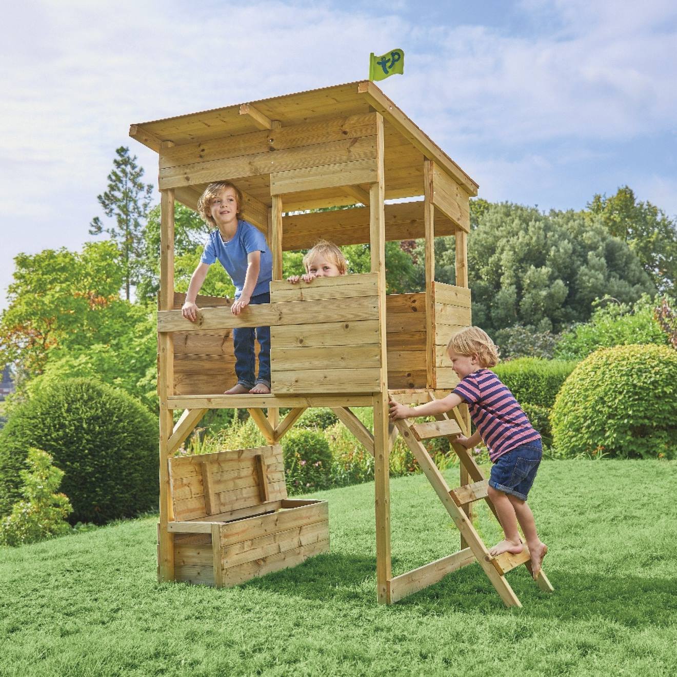 Cabane Sur Pilotis Cimes Bois Fsc® Marron