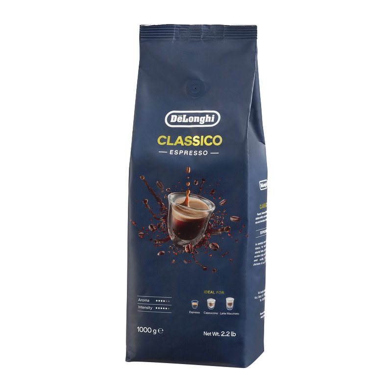 Cafe Grains Delonghi Classico 1kg Pour Broyeurs Et Robots Cafe