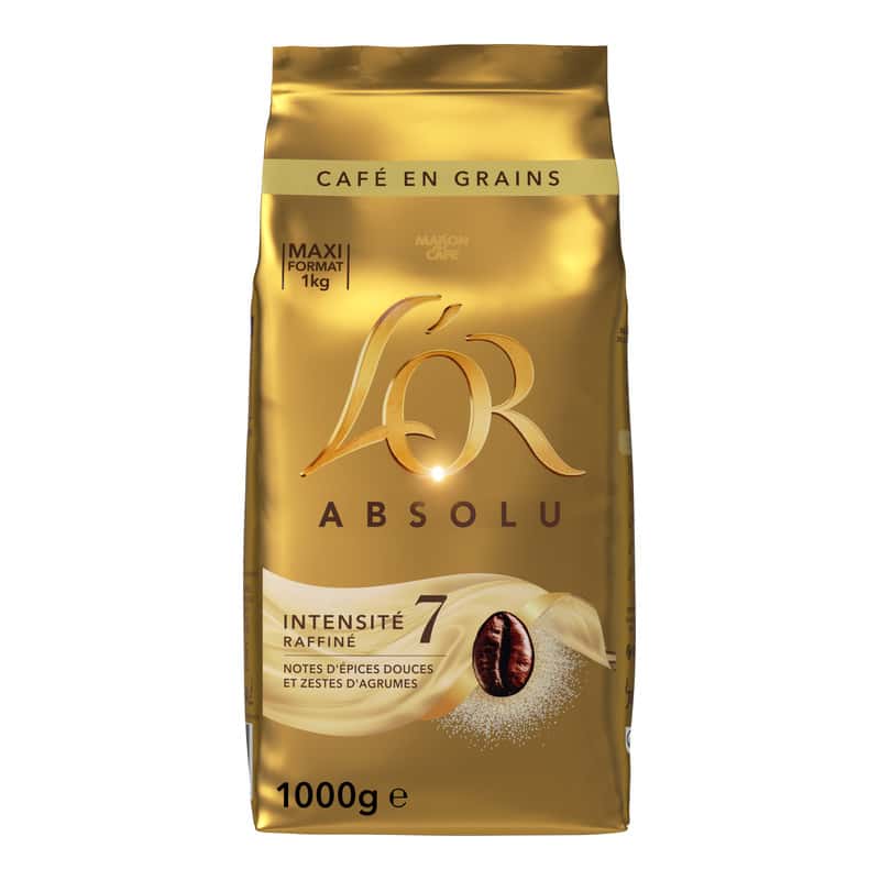 Cafe Grains L'or L'or Absolu Intensite 7