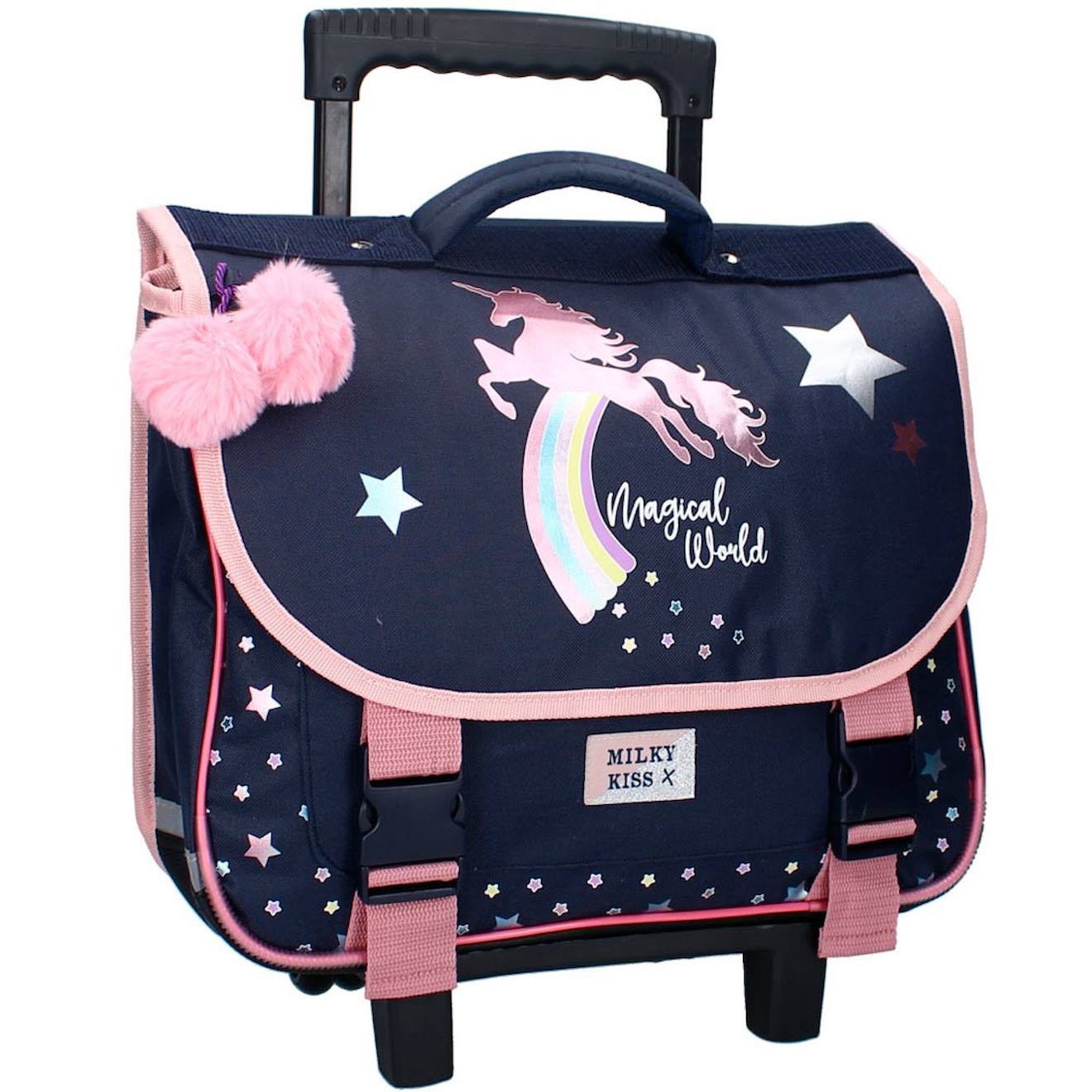 Cartable À Roulettes Fille Licorne Milky Kiss Magical Multicolore