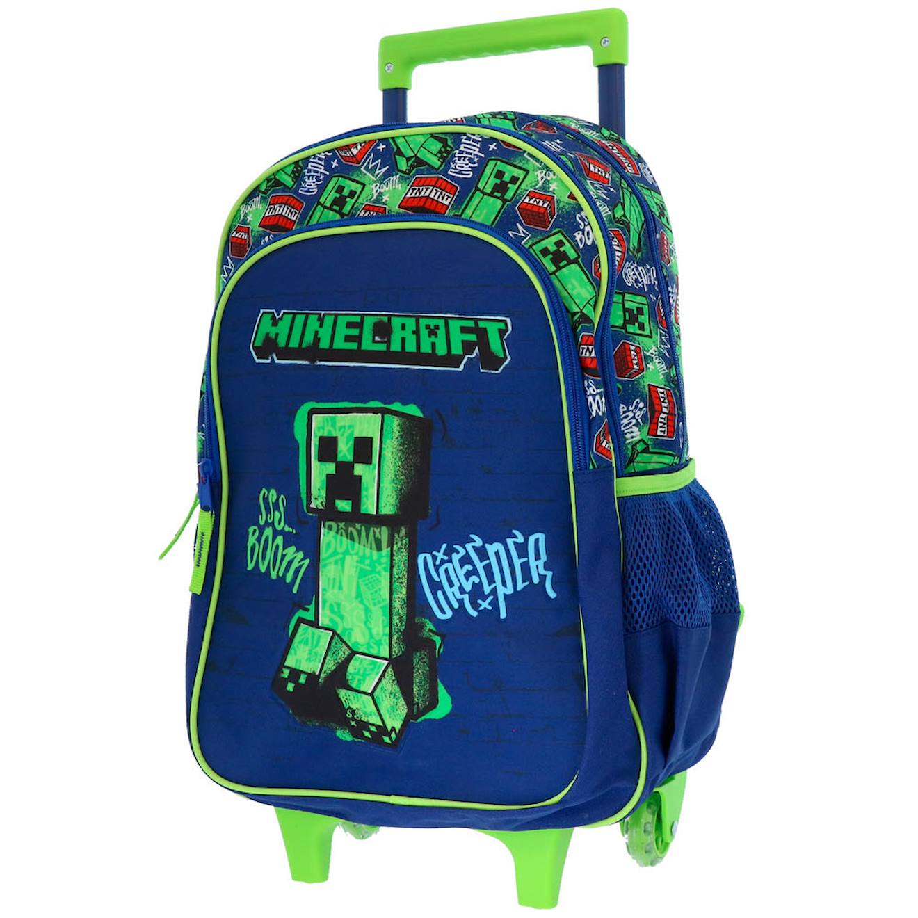 Cartable À Roulettes Garçon Minecraft Multicolore