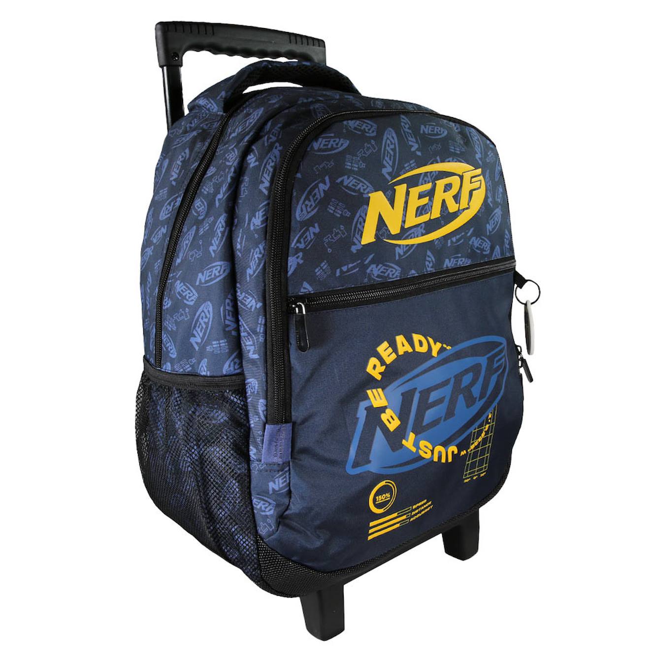 Cartable À Roulettes Garçon Nerf Yellow